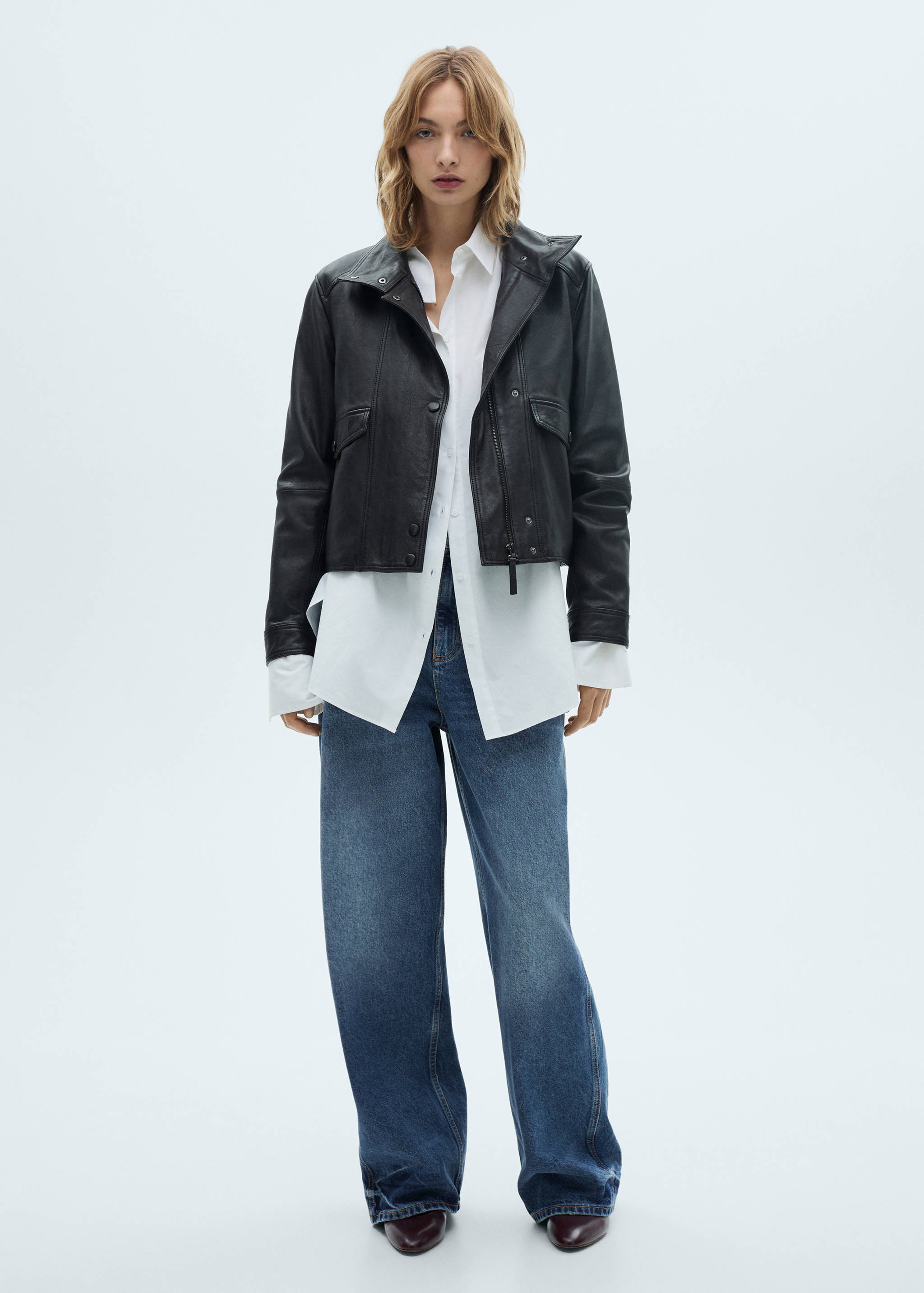 Jean balloon taille haute - Plan général