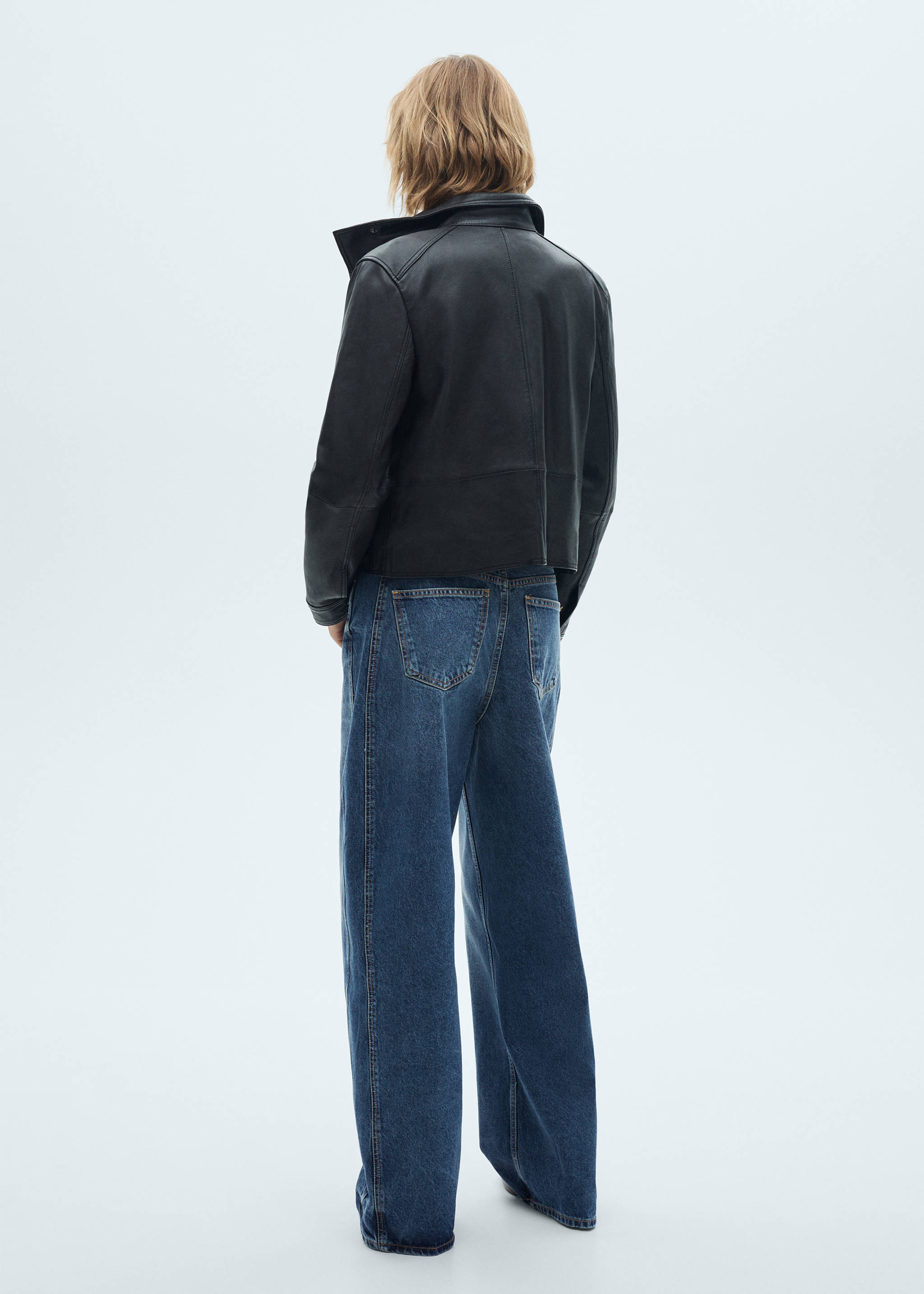 Jean balloon taille haute - Verso de l’article