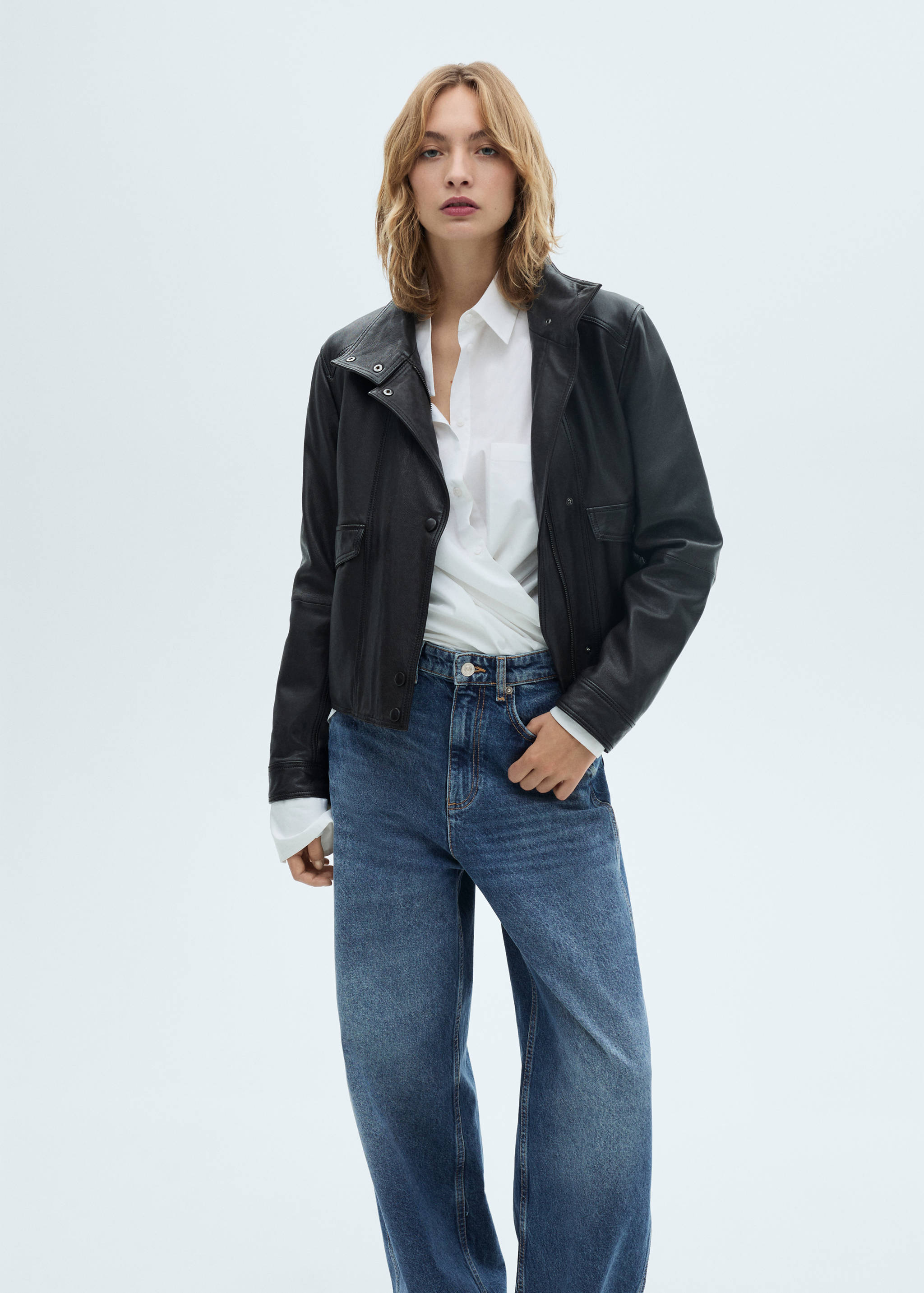 Jean balloon taille haute - Détail de l'article 1