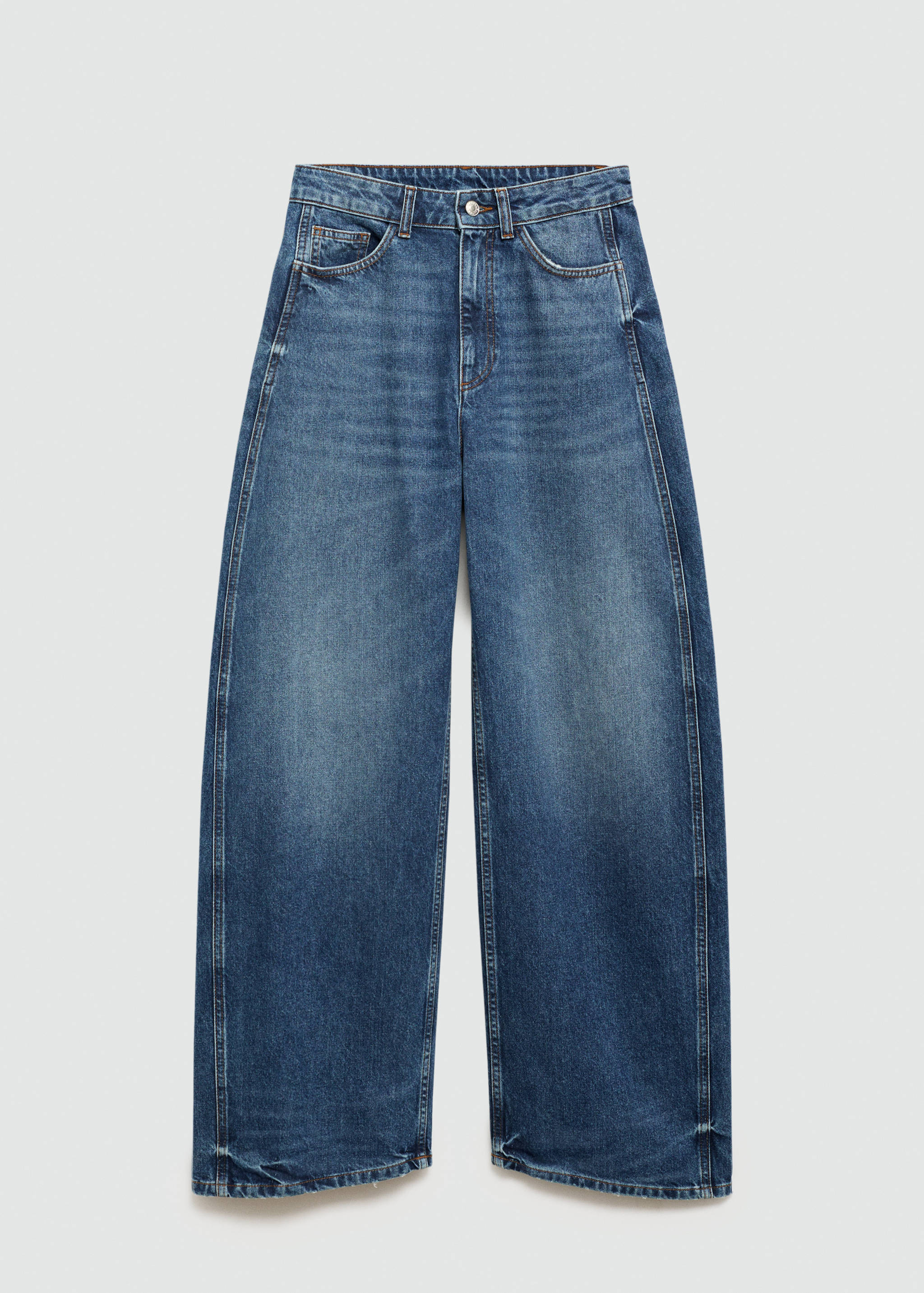 Jean balloon taille haute - Article sans modèle