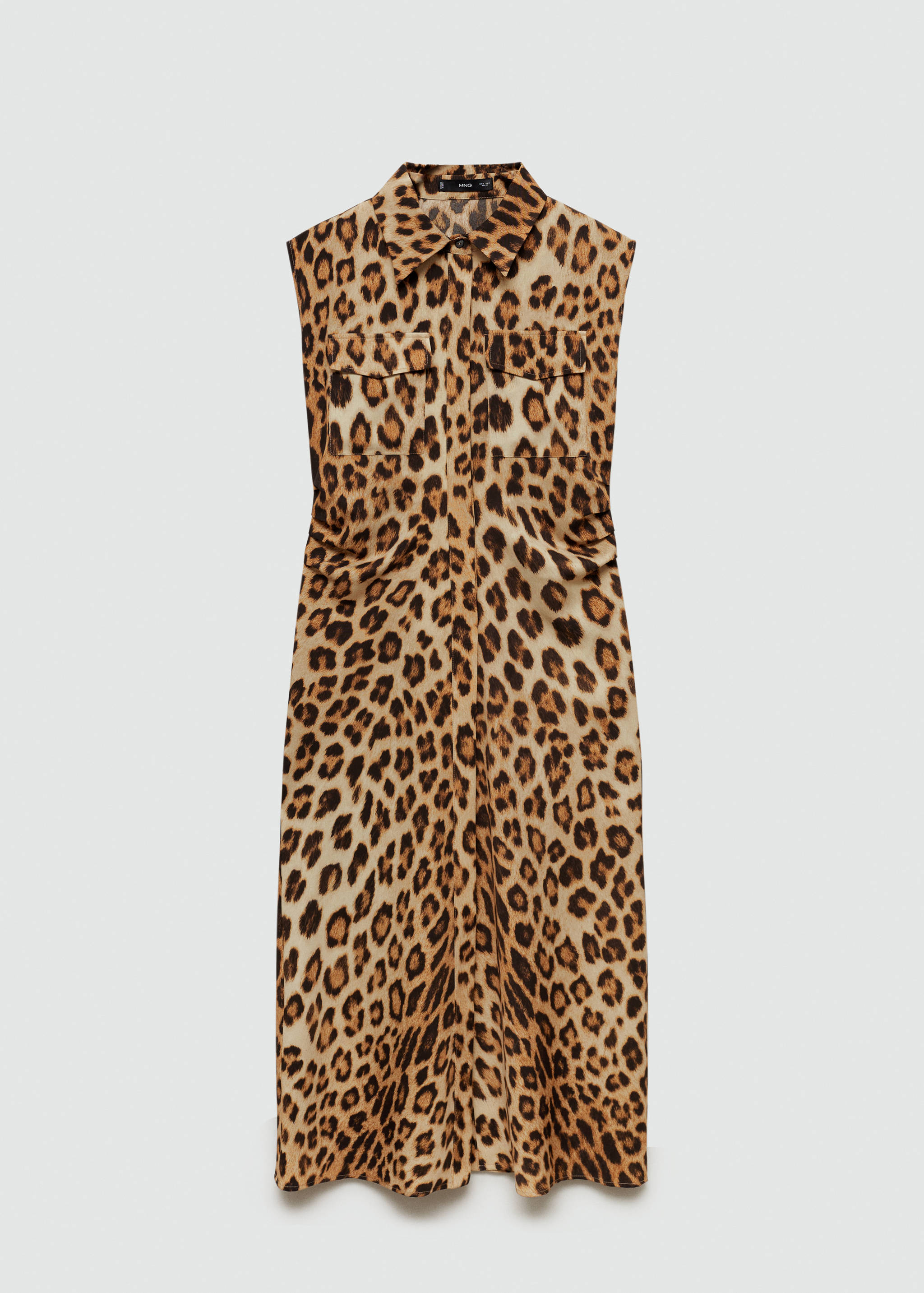 Leopard-print shirt dress - Article without model