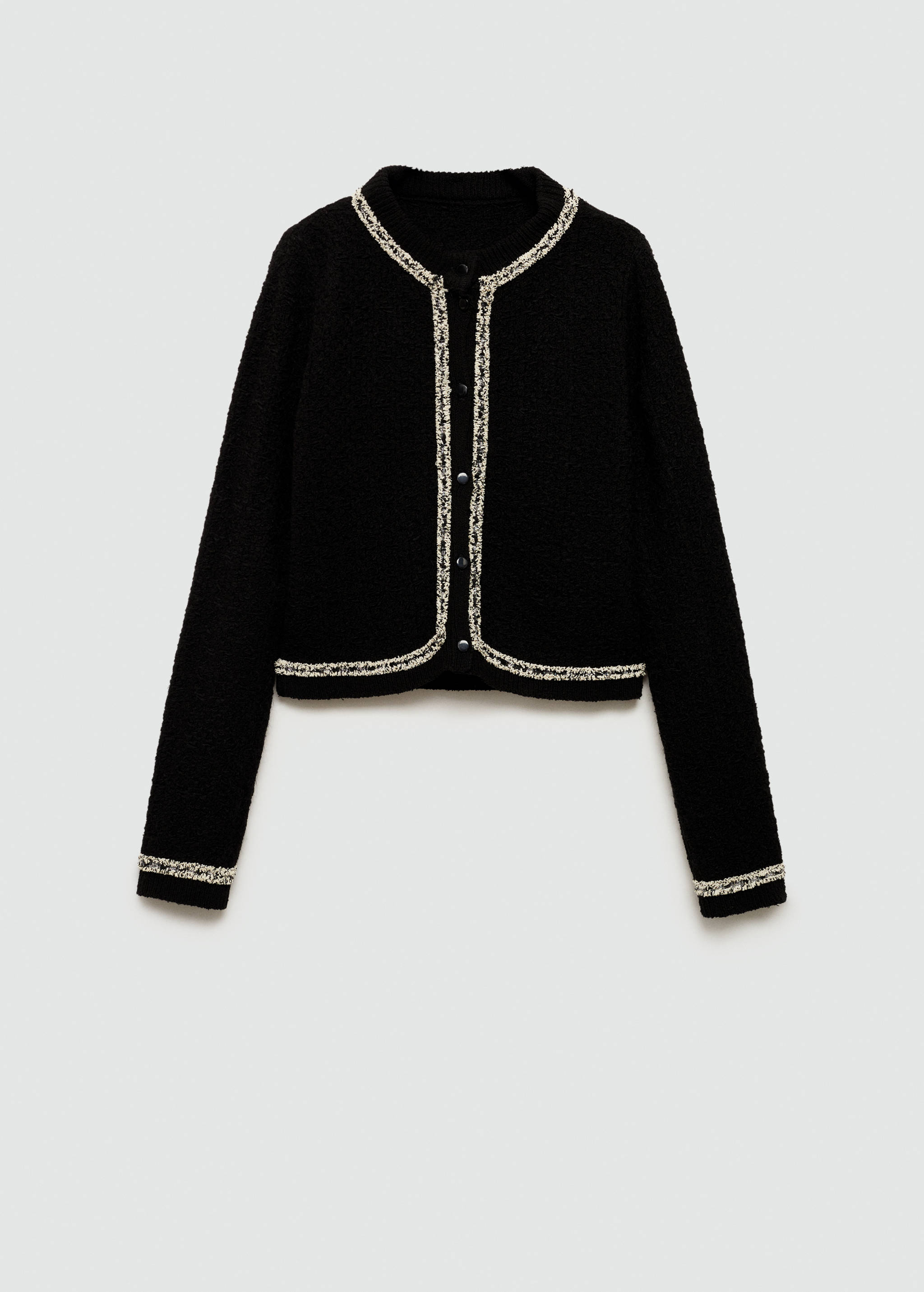 Casaco tweed bicolor - Artigo sem modelo