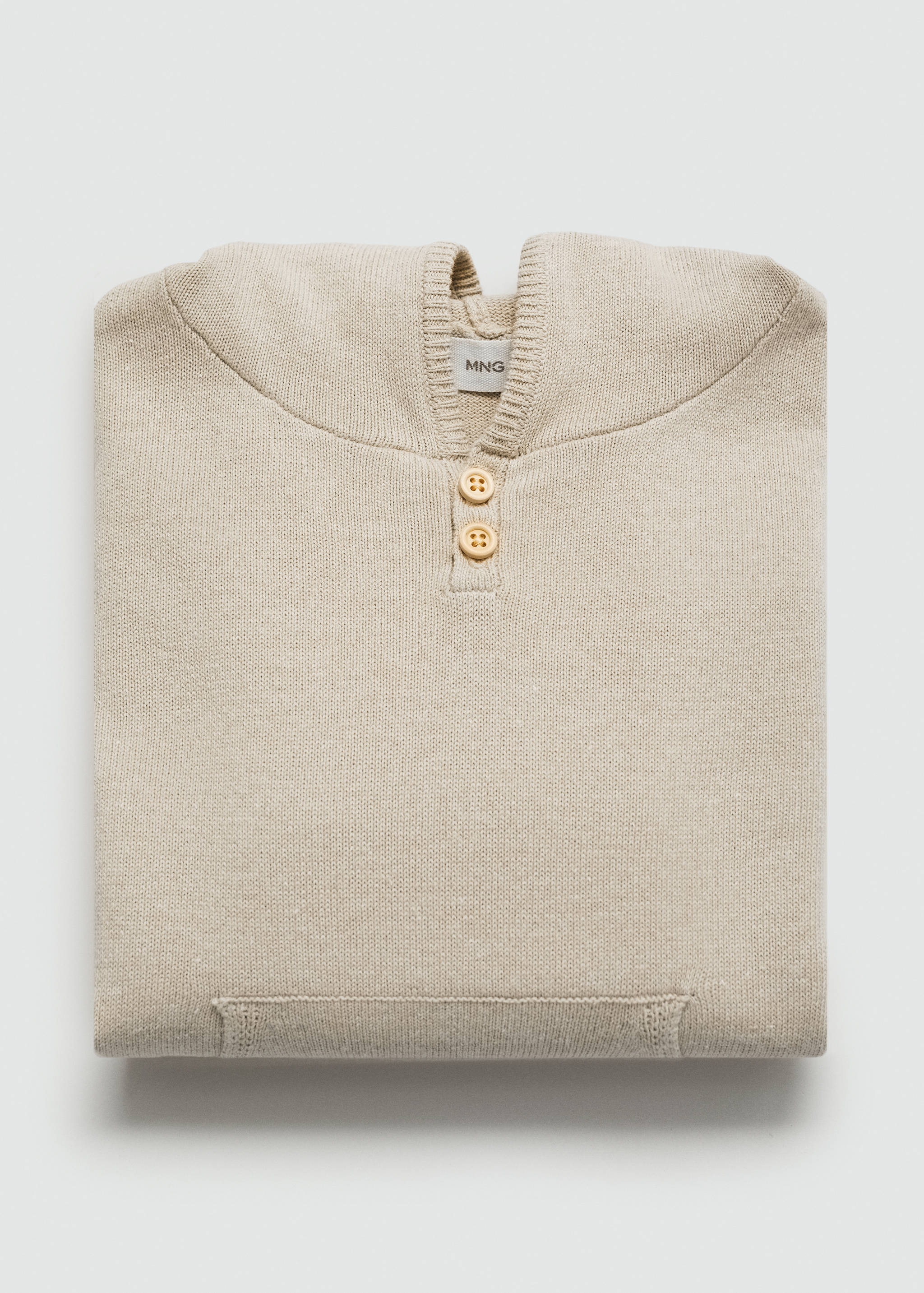 Hooded knit sweater - Details of the article 0