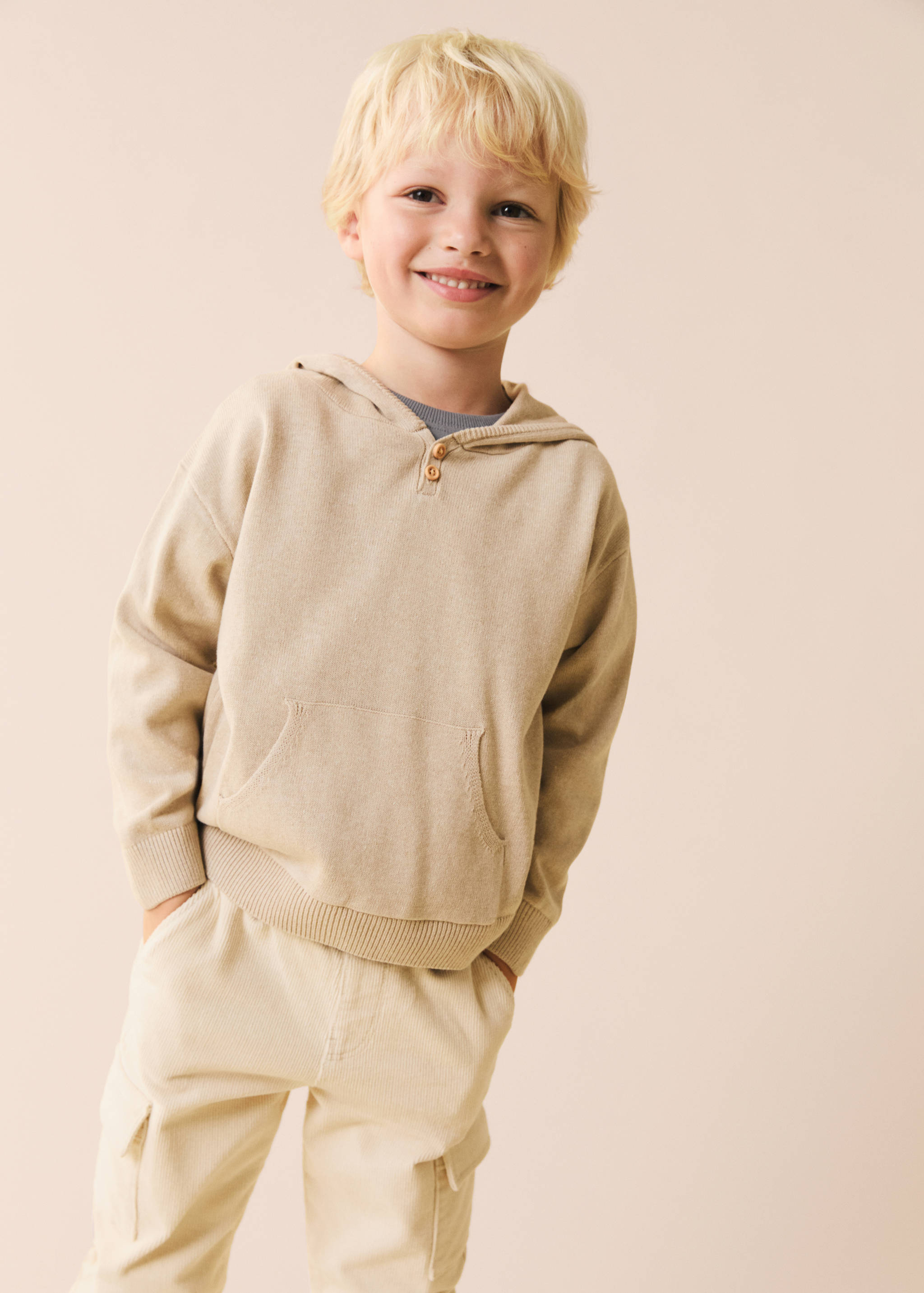 Hooded knit sweater - Details of the article 5