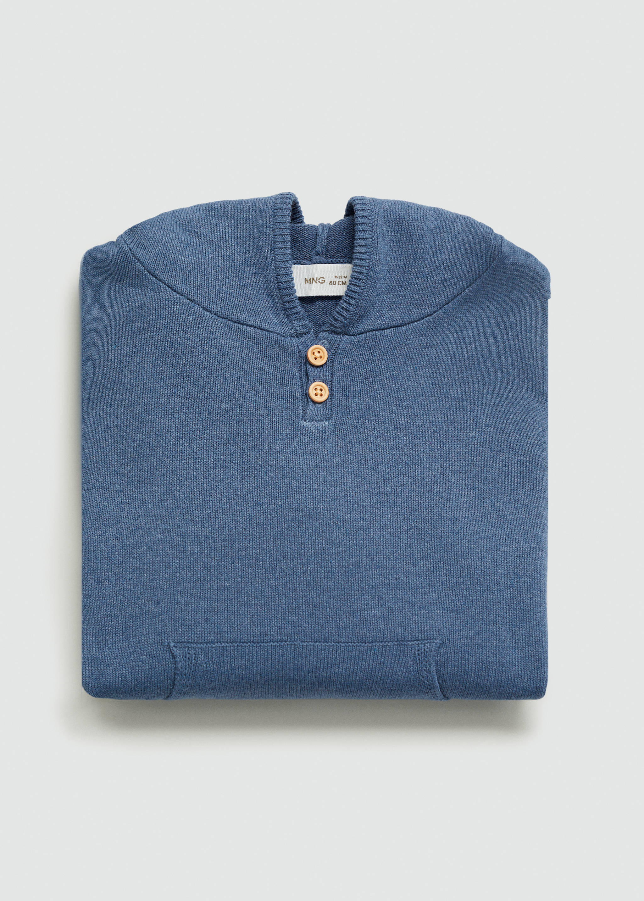 Hooded knit sweater - Details of the article 0