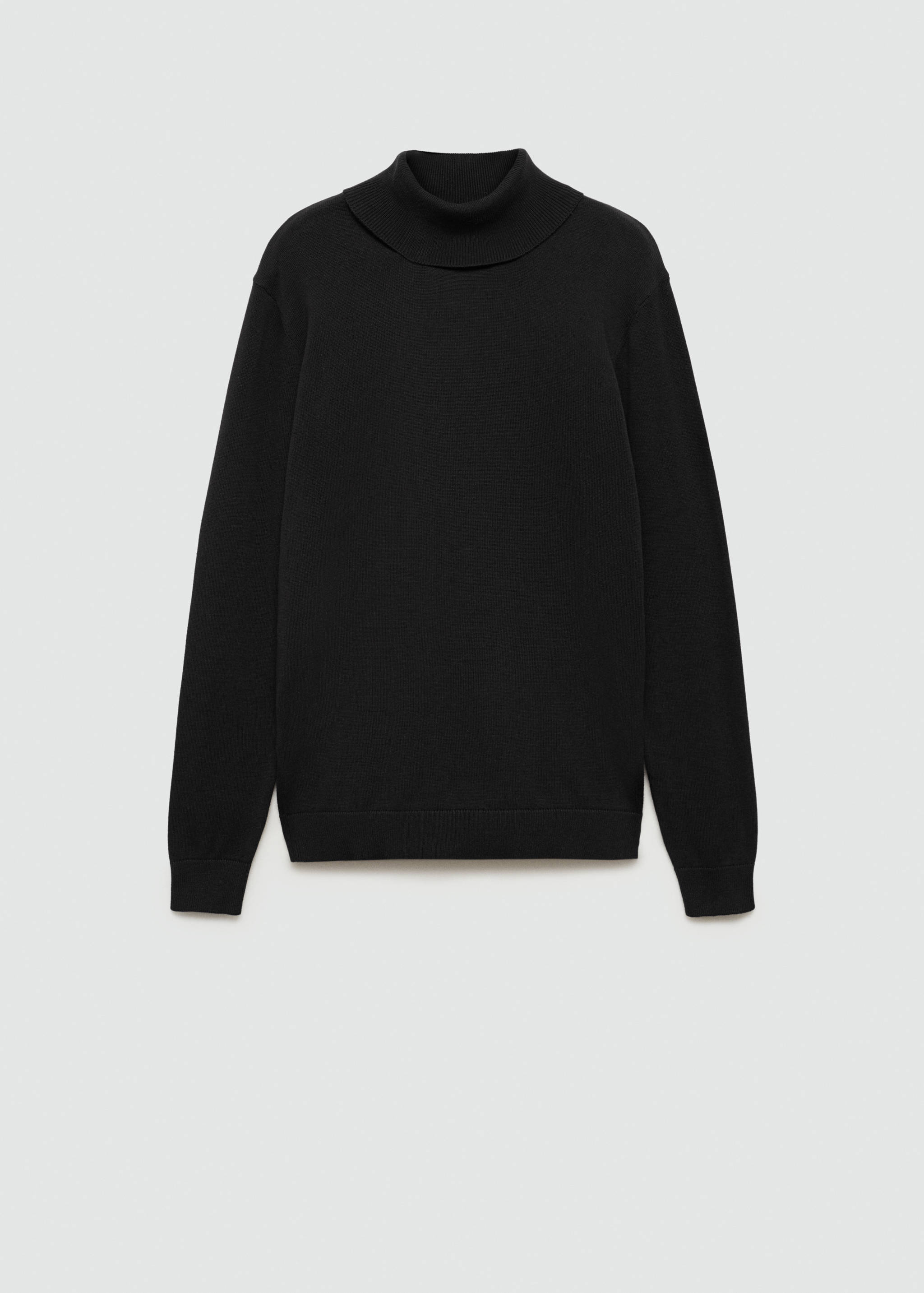 Turtleneck knit sweater - Article without model