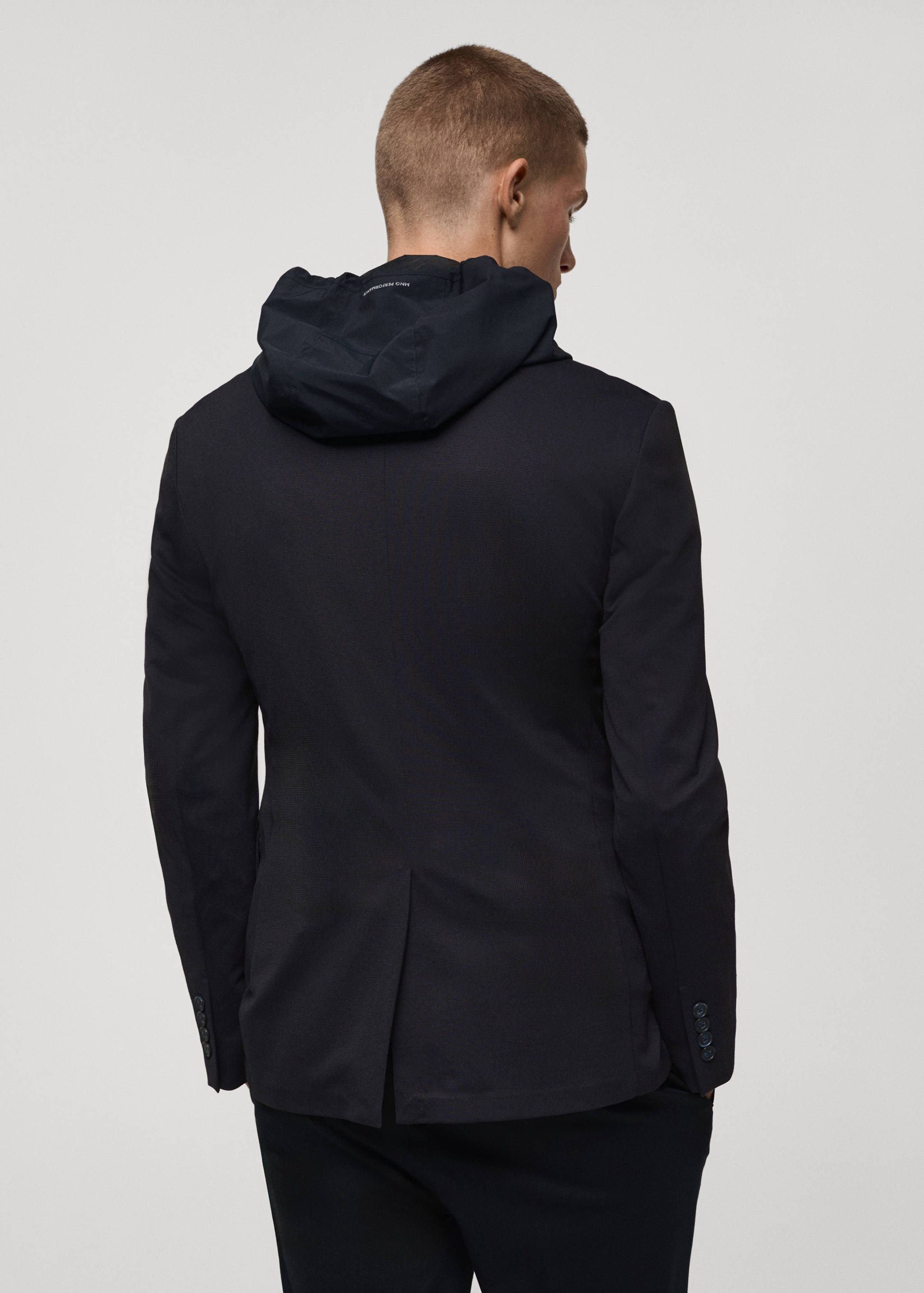 Veste costume infroissable tissu stretch - Verso de l’article