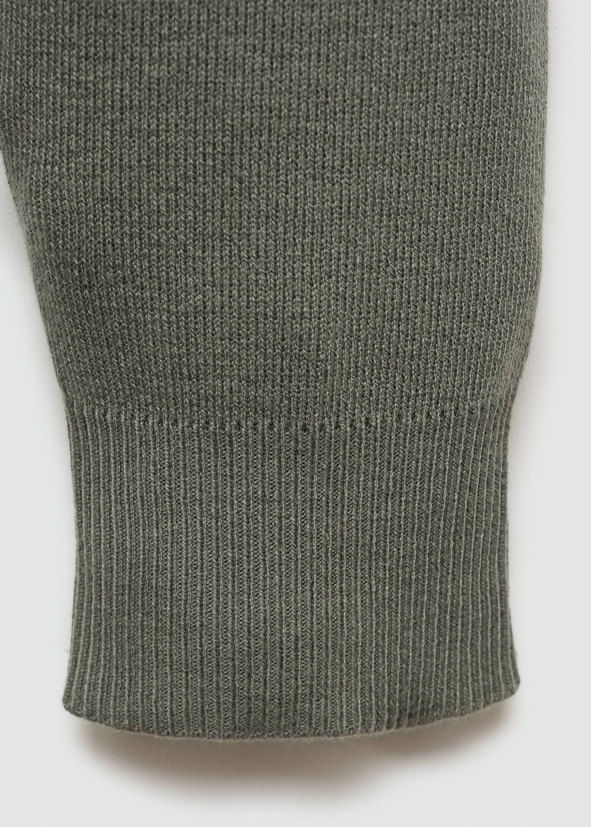 Feinstrick-Pullover aus Baumwolle mit Polo-Kragen - Detail des Artikels 0
