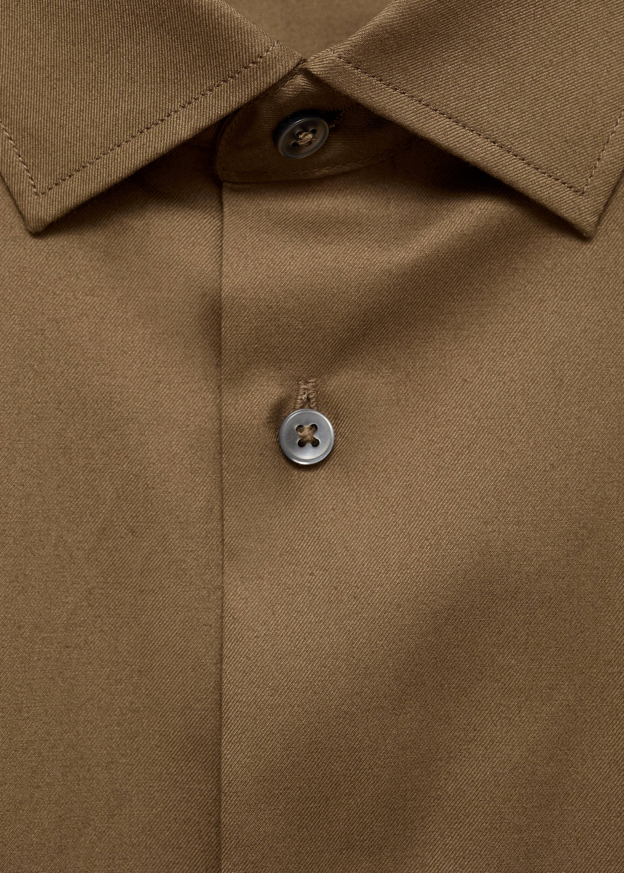 100% cotton twill regular-fit shirt - Details of the article 8