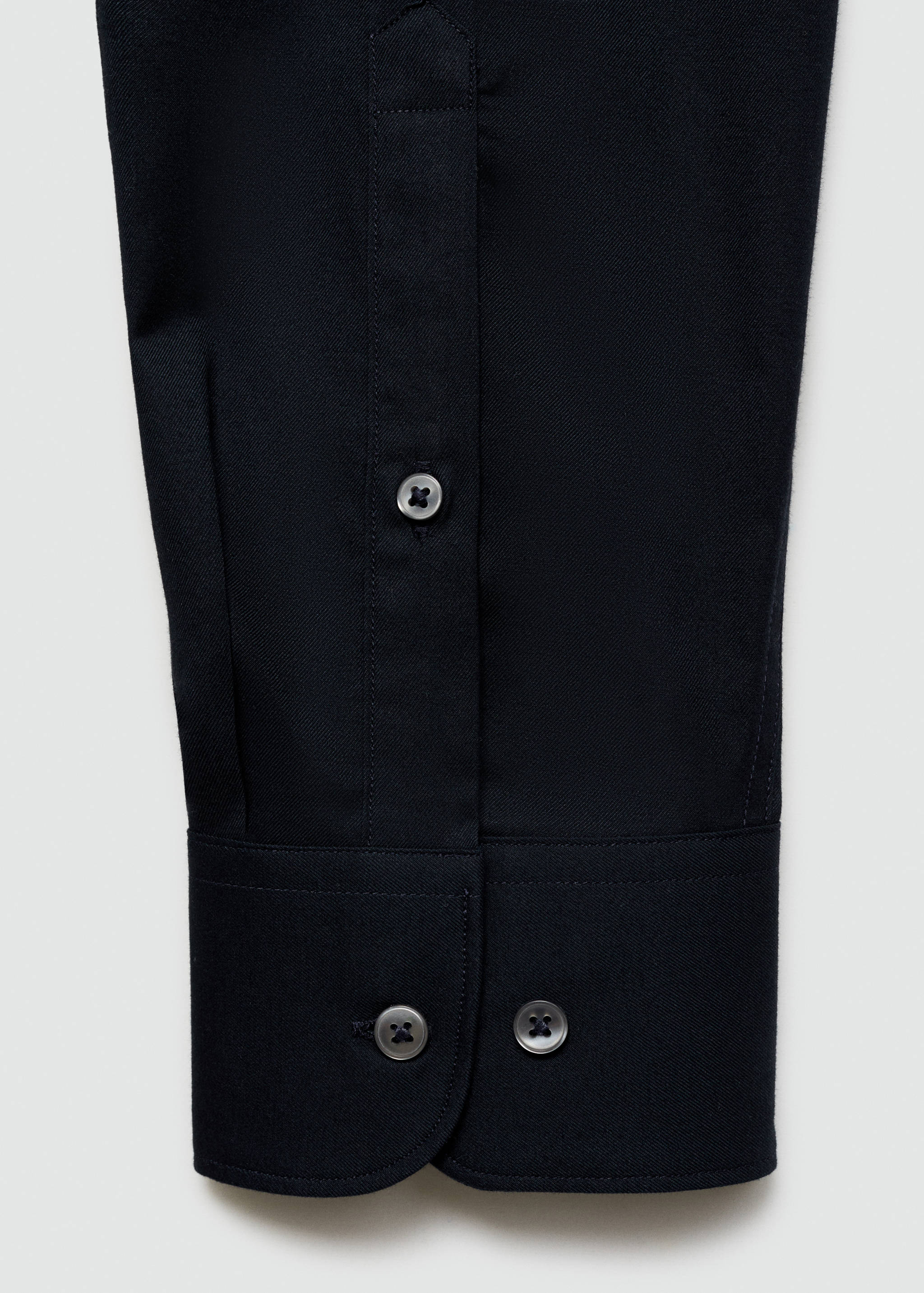 100% cotton twill regular-fit shirt - Details of the article 8