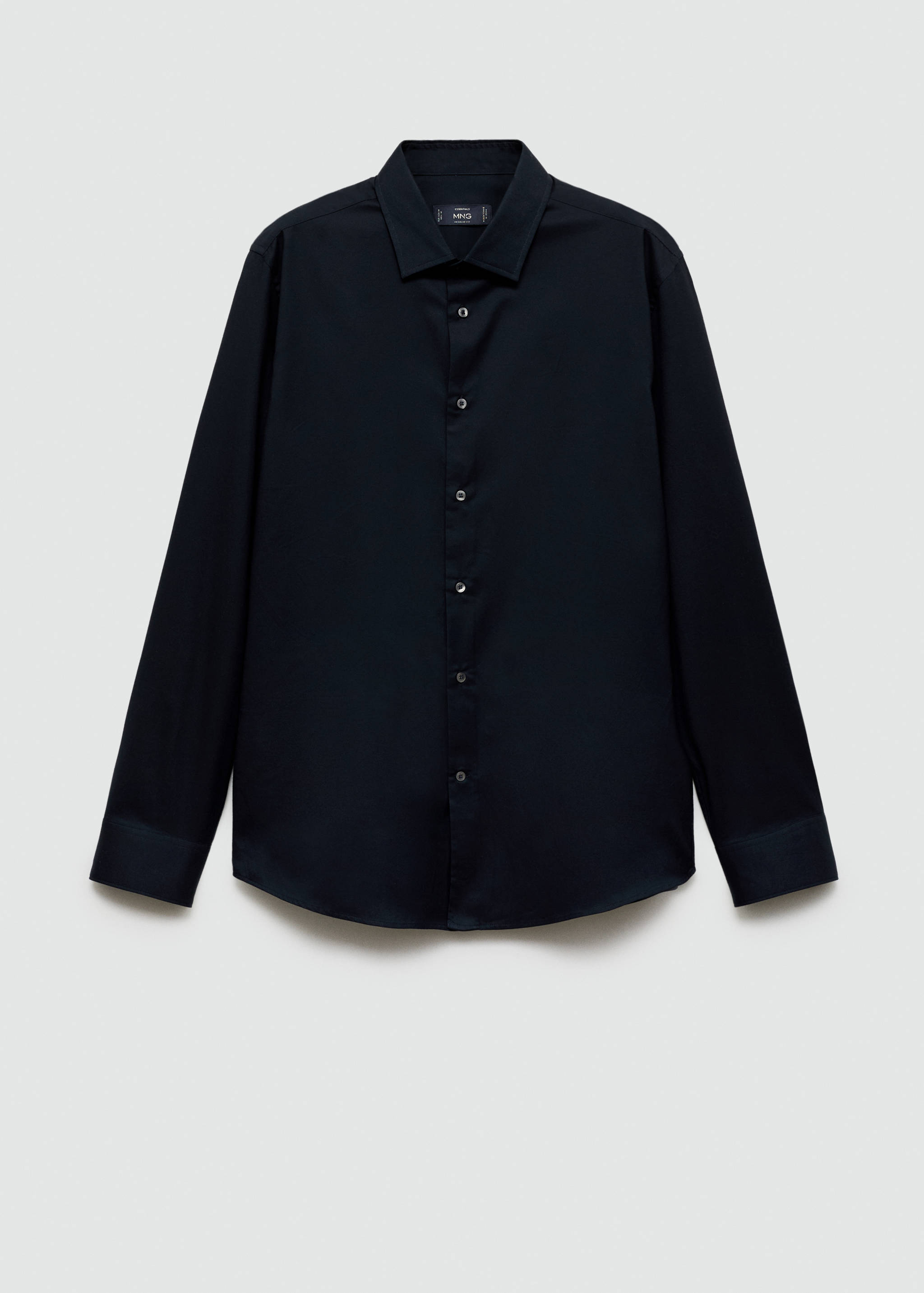 100% cotton twill regular-fit shirt - Article without model