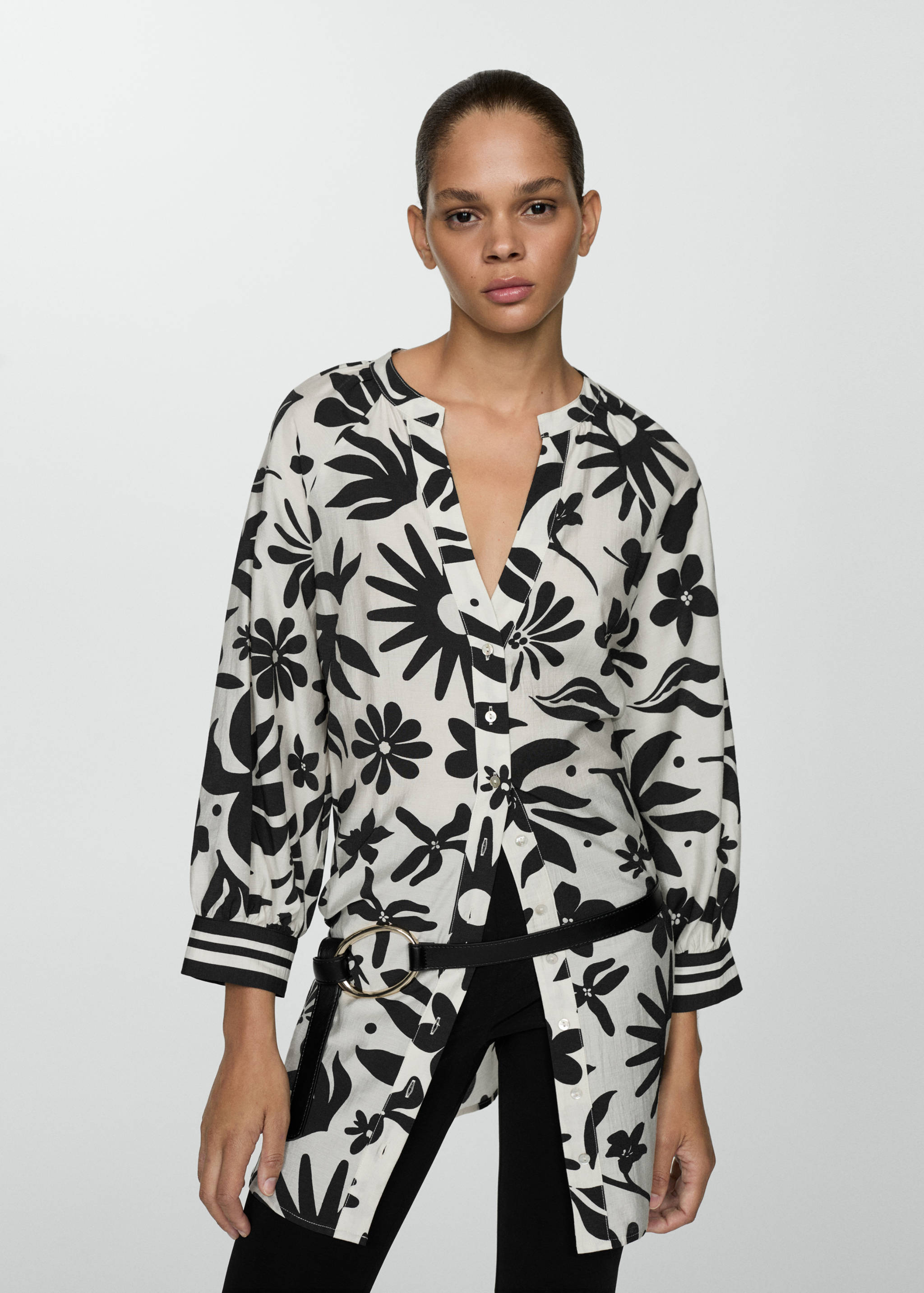 Camisa estampada lazo - Detalle del artículo 2