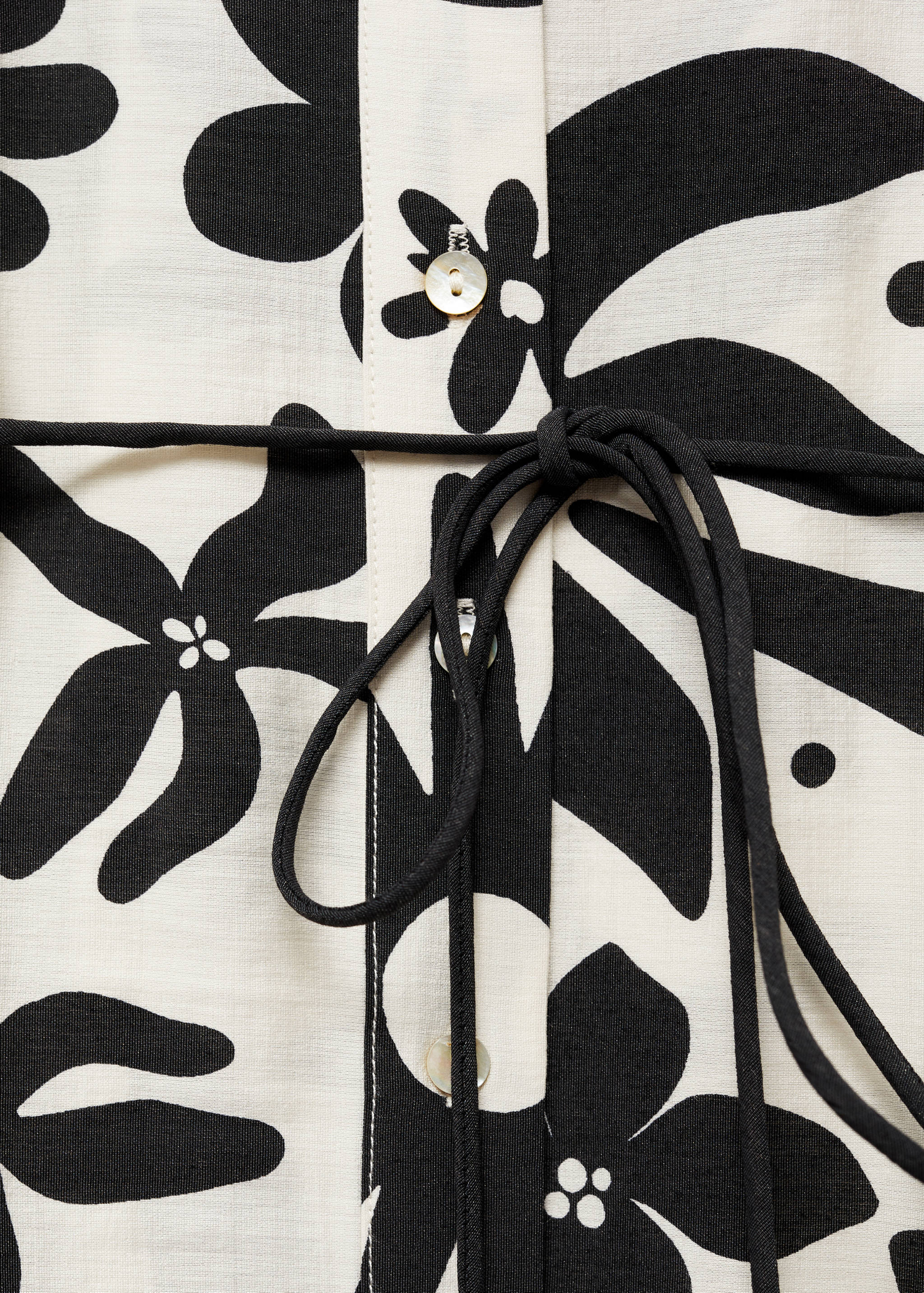 Camisa estampada lazo - Detalle del artículo 8