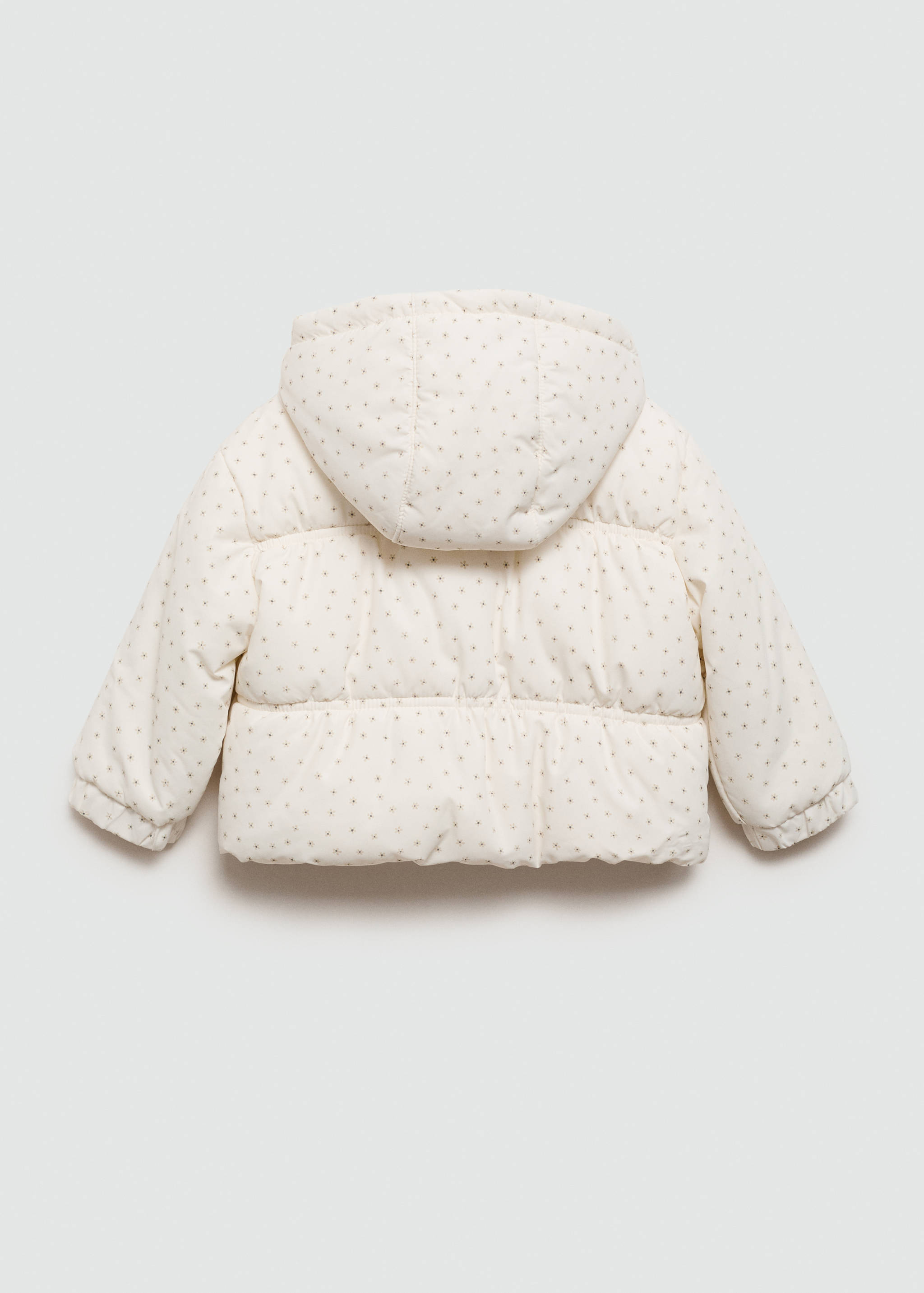 Flowers print quilted anorak - Reverse of the article