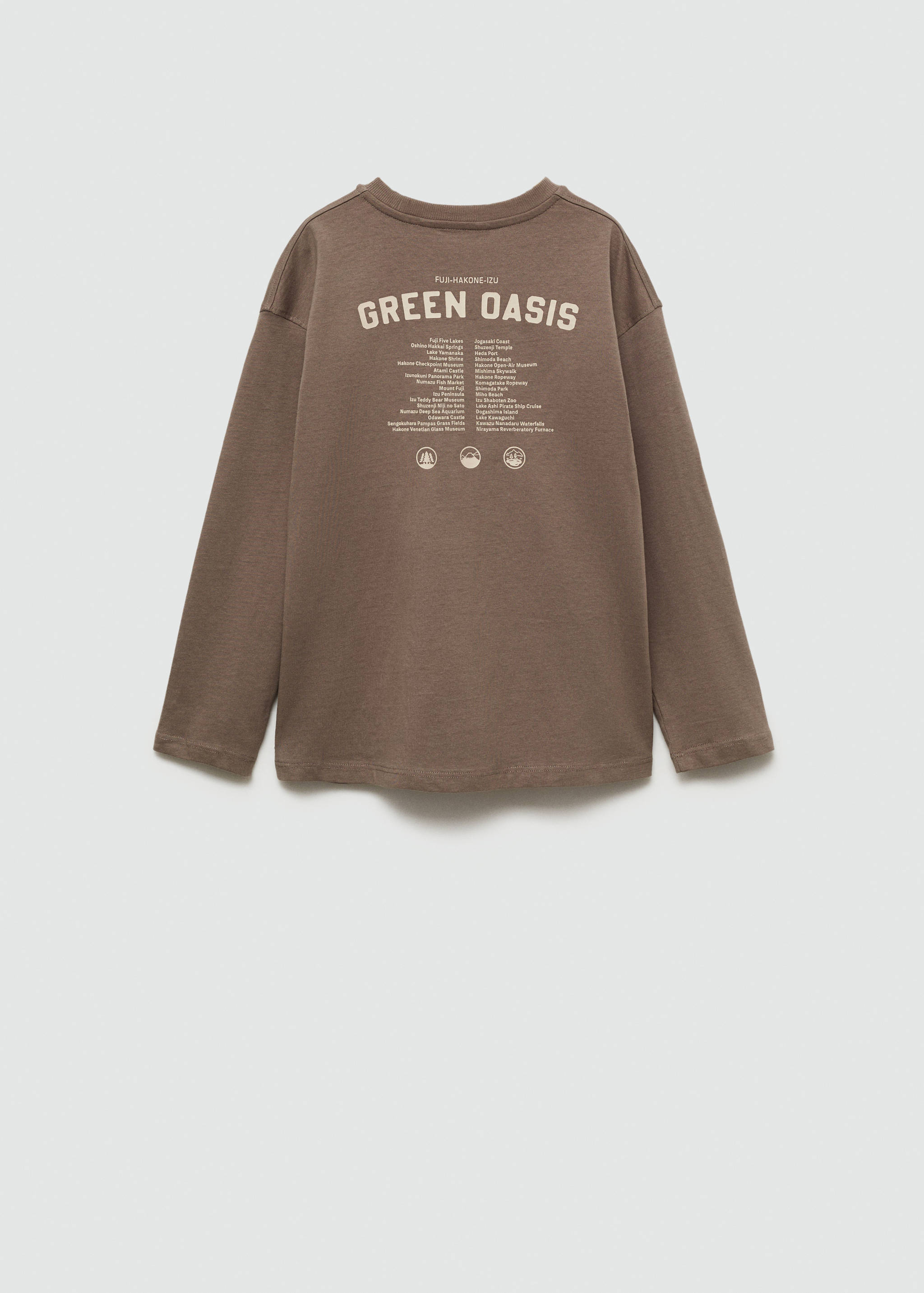 Långärmad t-shirt brodering - Artikelns baksida