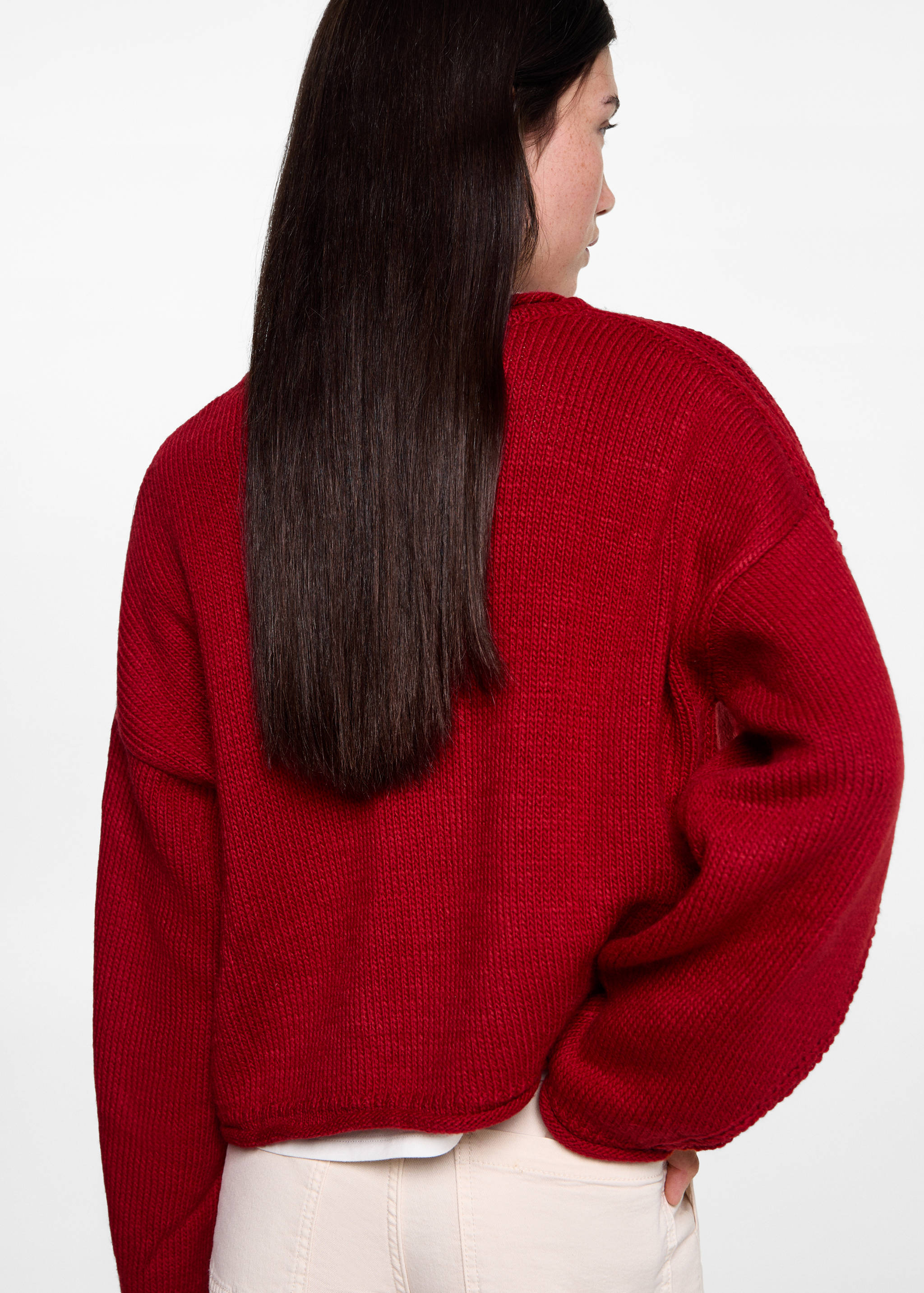 Knit sweater - Reverse of the article