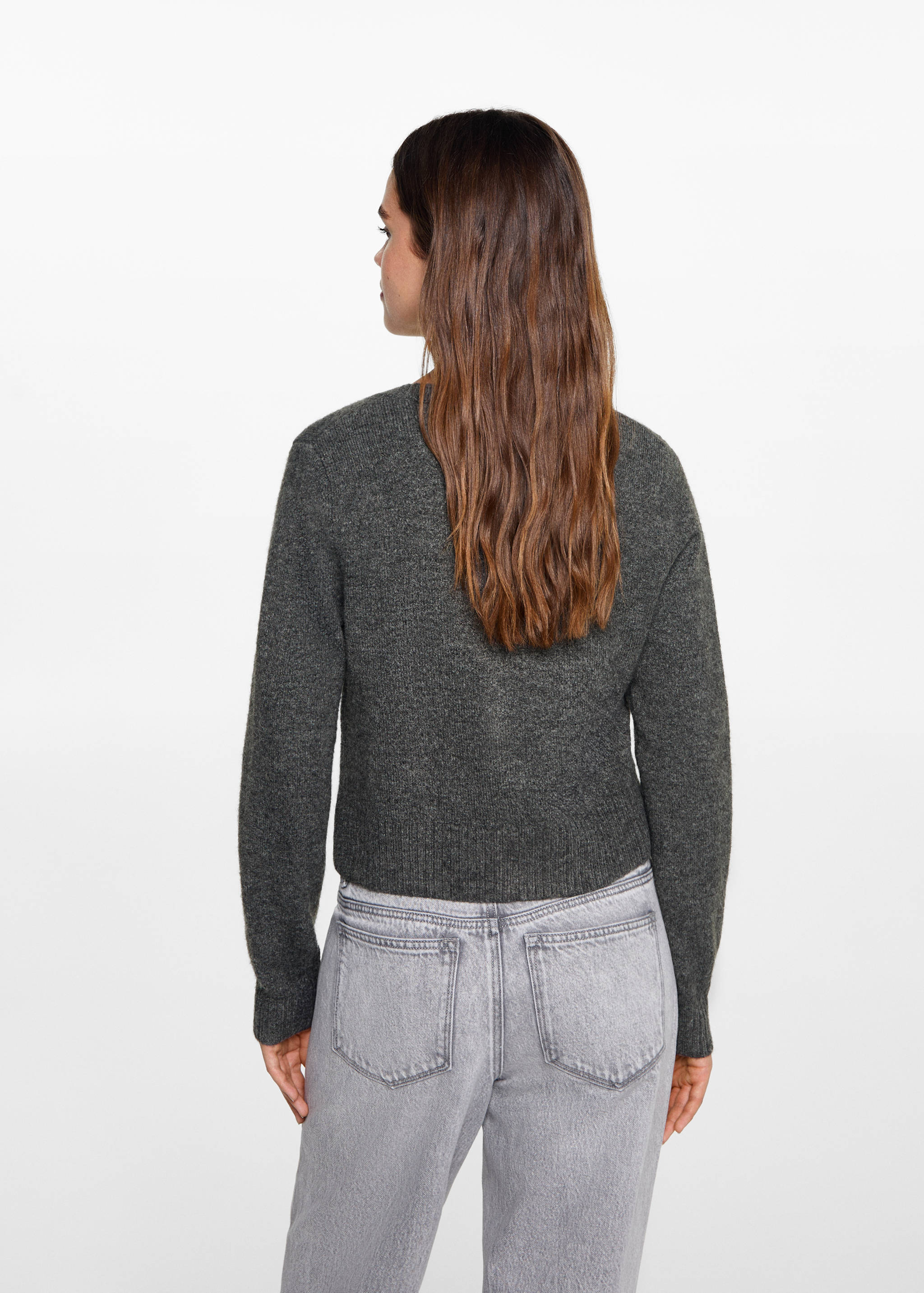 Càrdigan punt botons - Revers de l'article