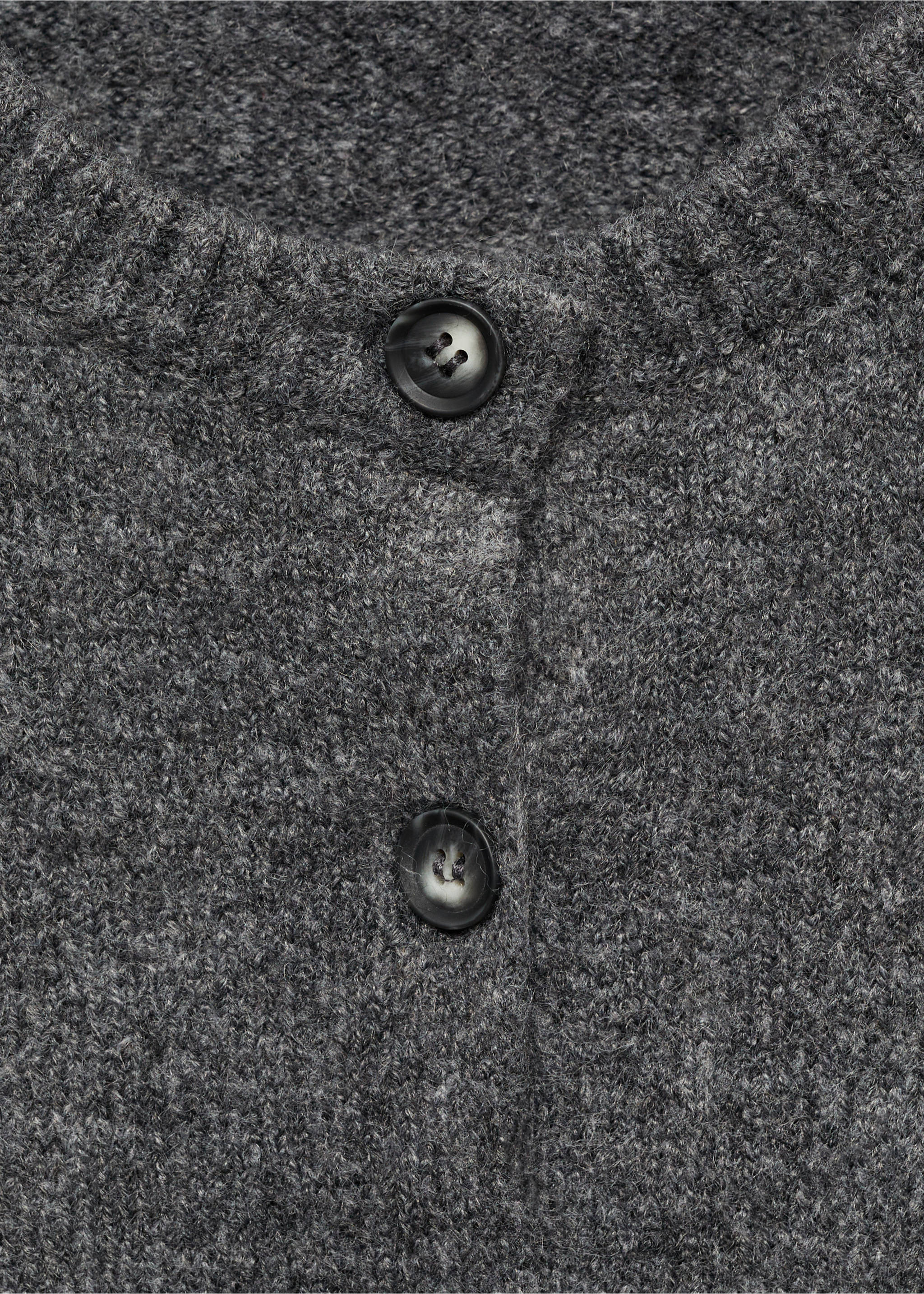 Cardigan maille boutons - Détail de l'article 8, Gris. Ref: 77055984-00.