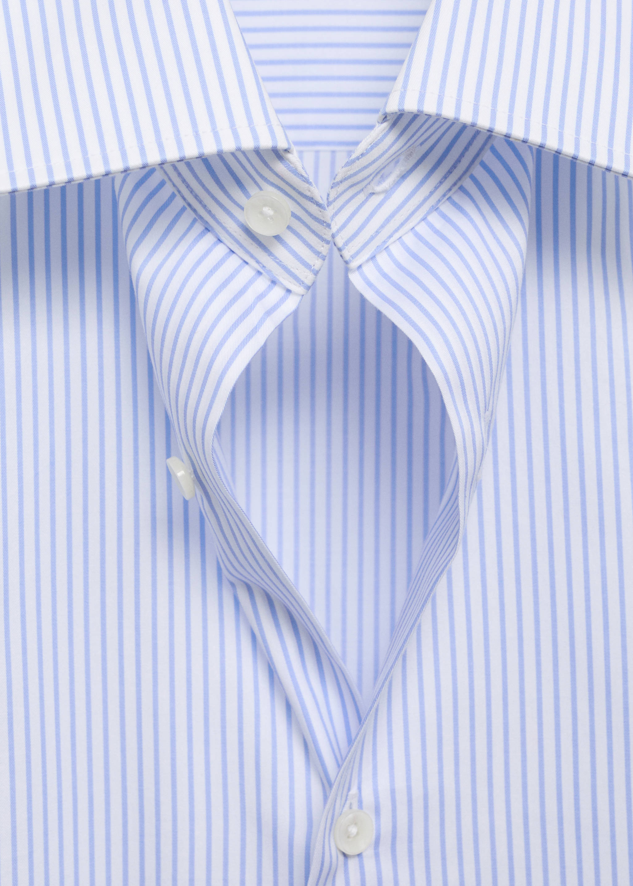 100% cotton slim-fit striped shirt - Details of the article 8