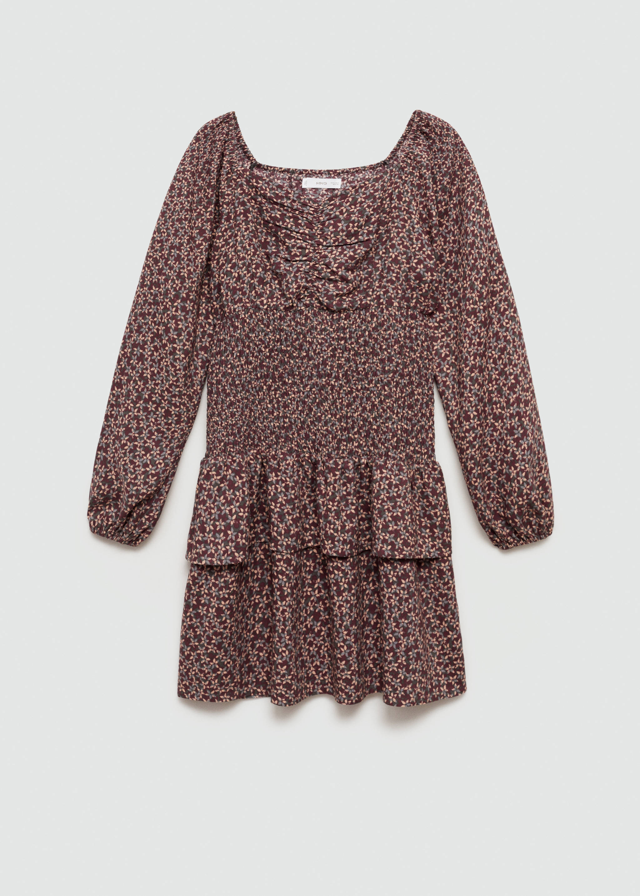 Robe à fleurs volantée - Article sans modèle