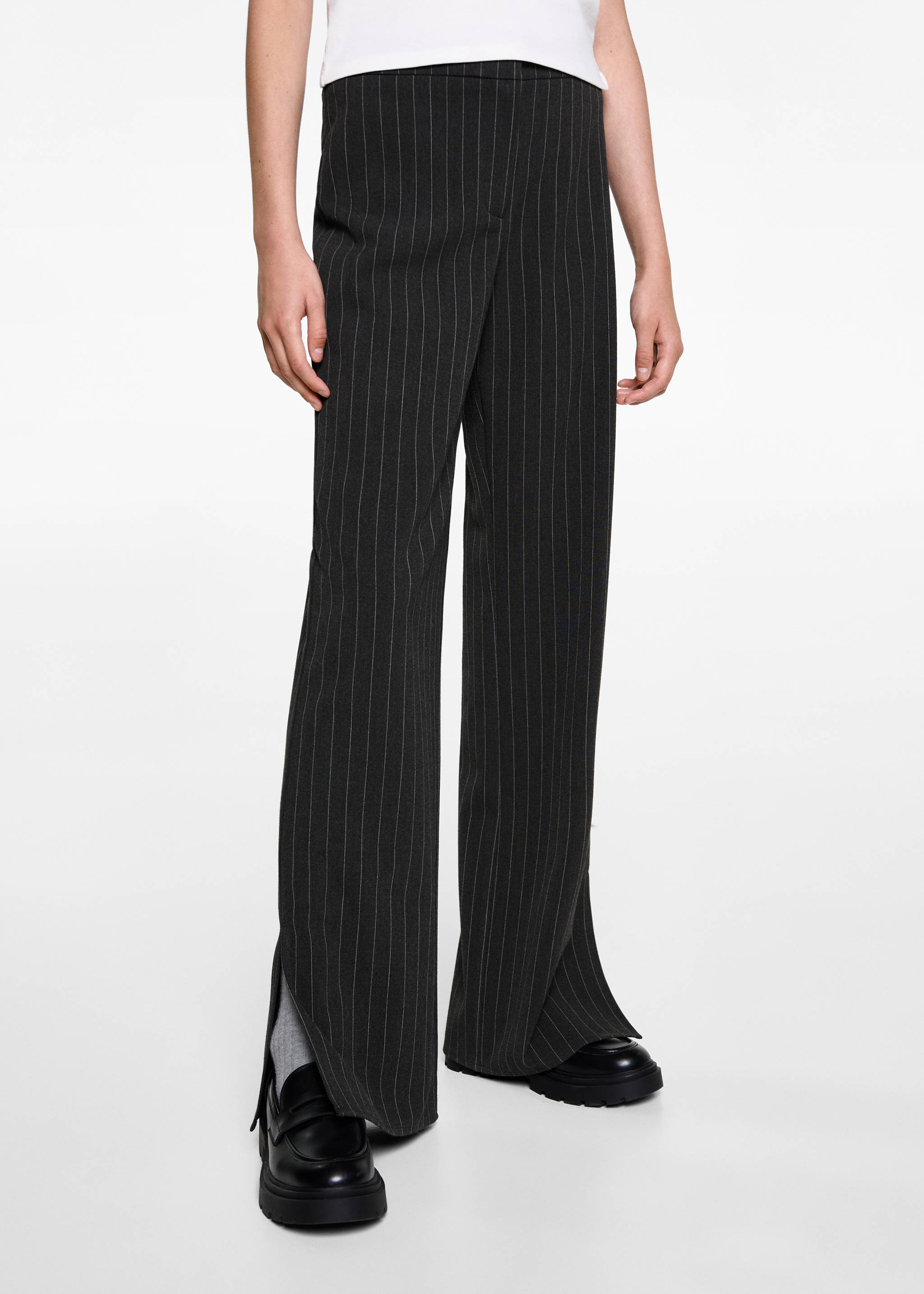 Striped suit pants - Medium plane