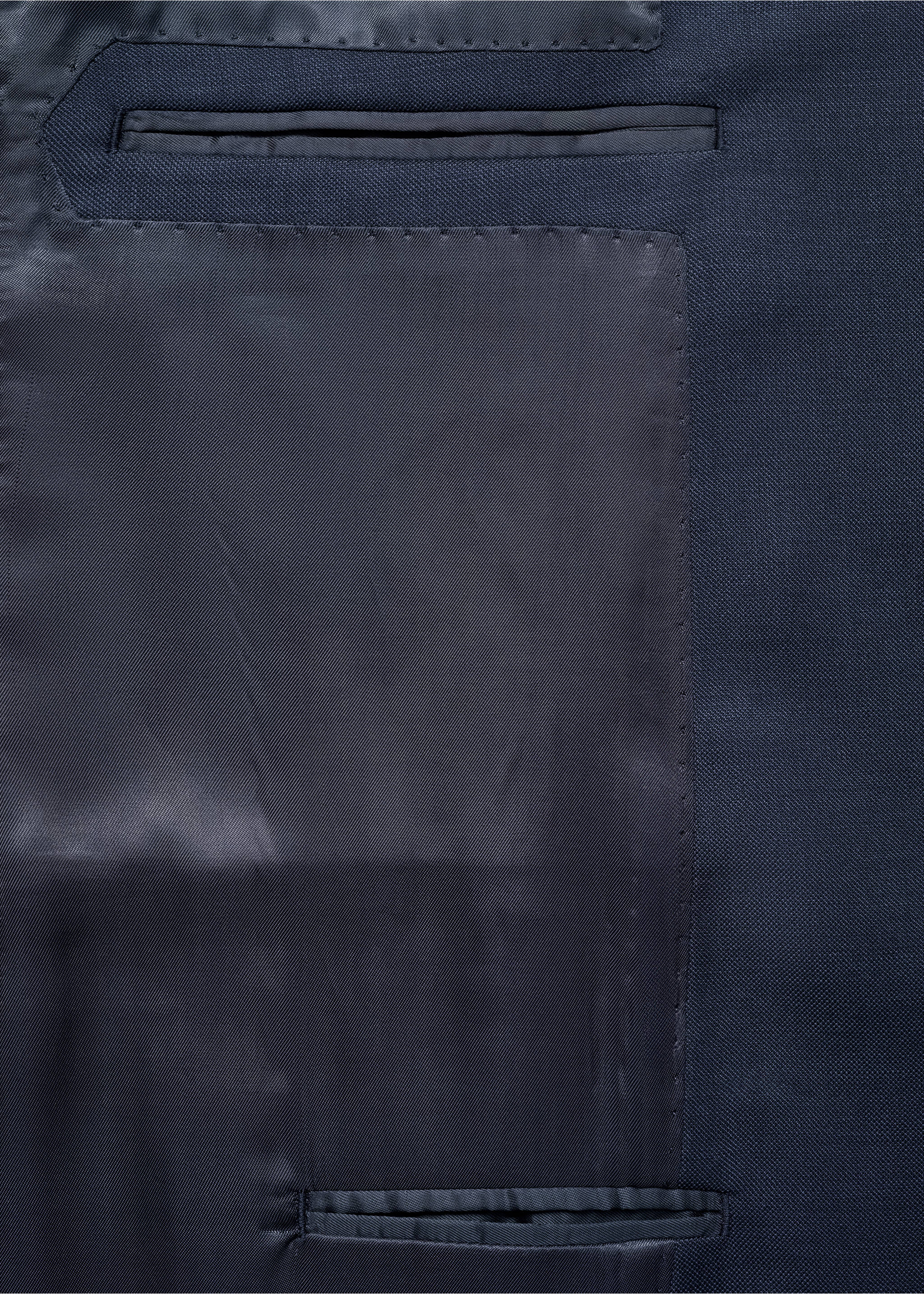 Venice 100% virgin wool suit jacket - Details of the article 0, Dark Navy. Ref: 77056005-00.