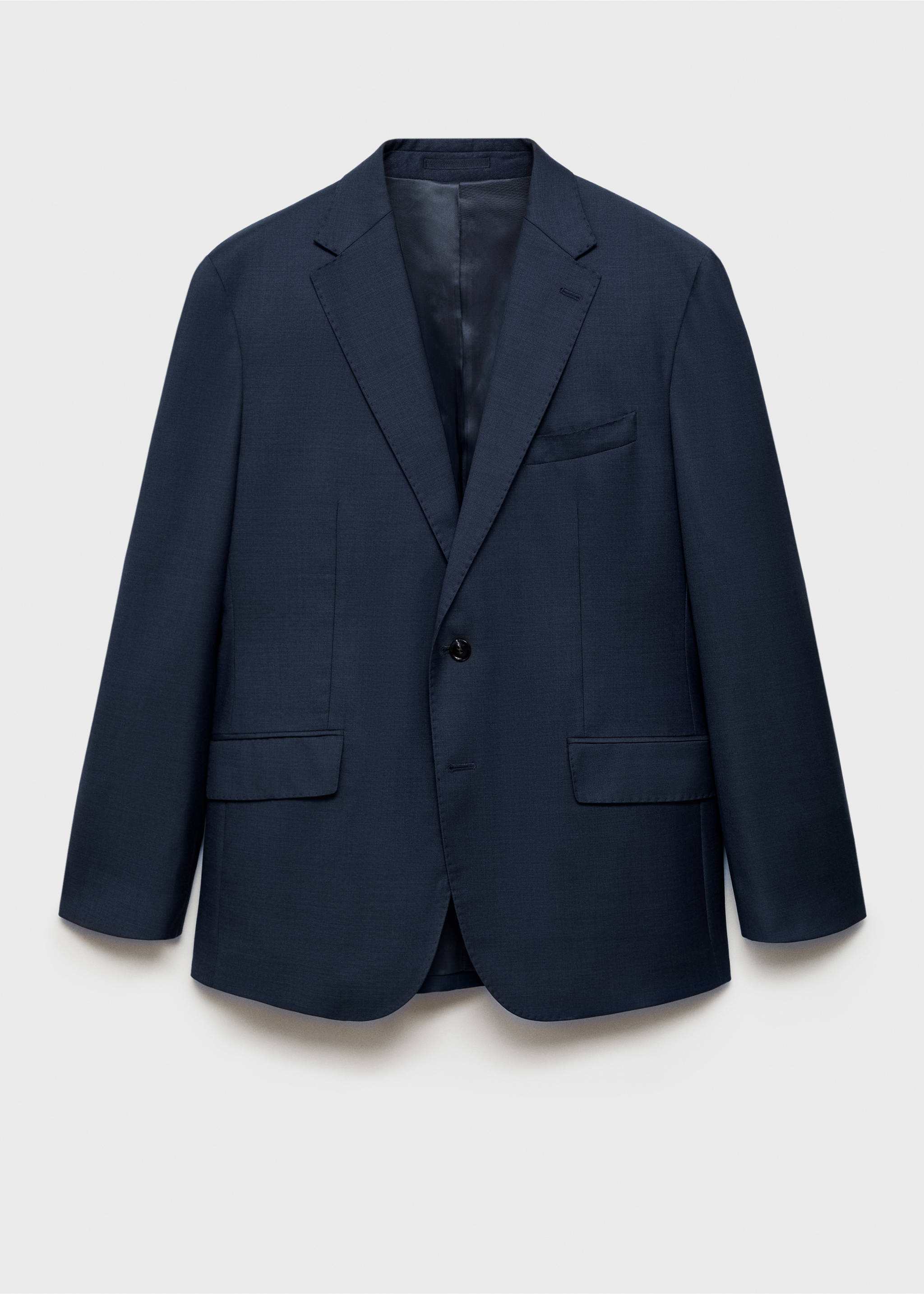 Venice 100% virgin wool suit jacket - Article without model, Dark Navy. Ref: 77056005-00.