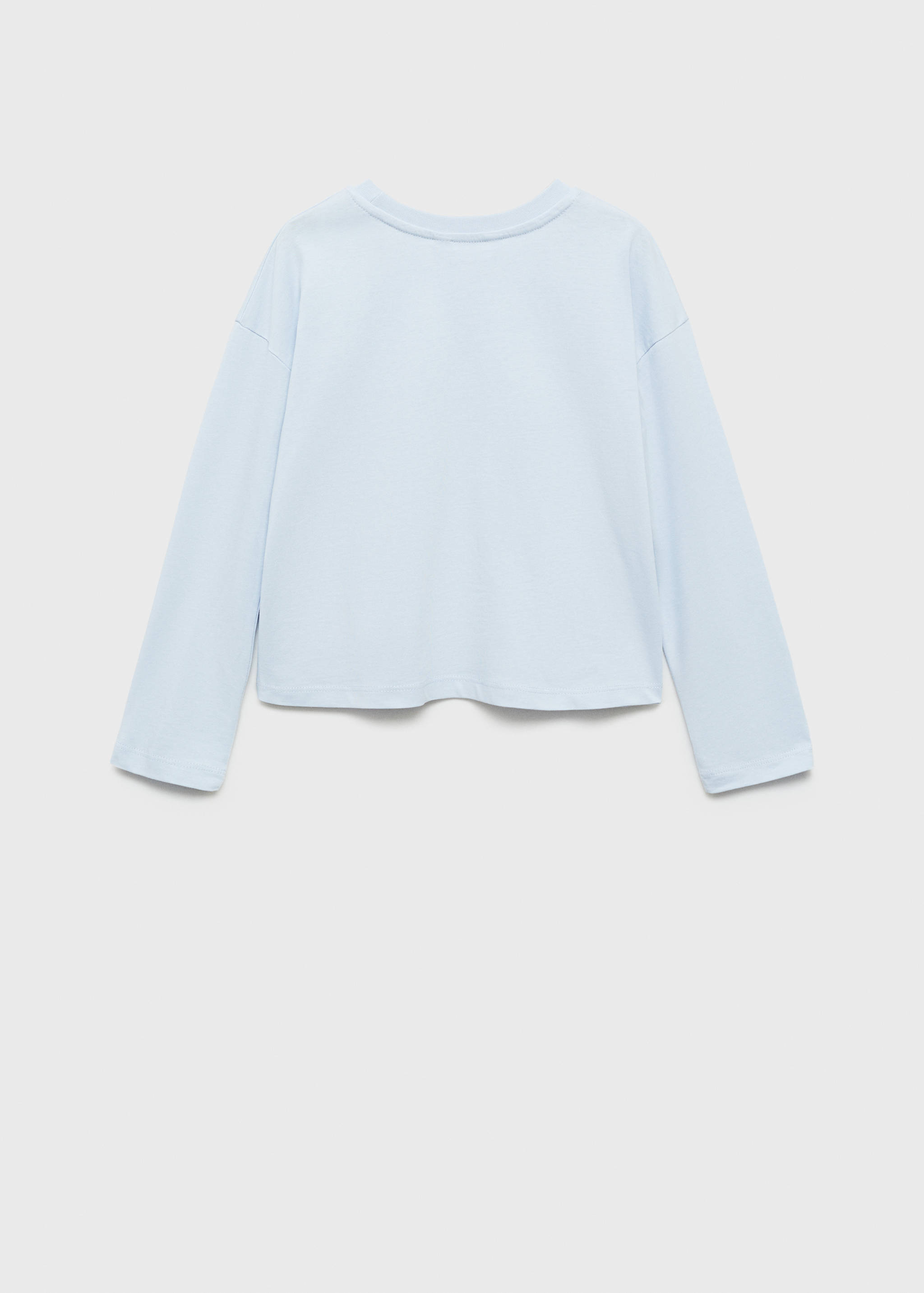 Broderad detalj t-shirt - Artikelns baksida