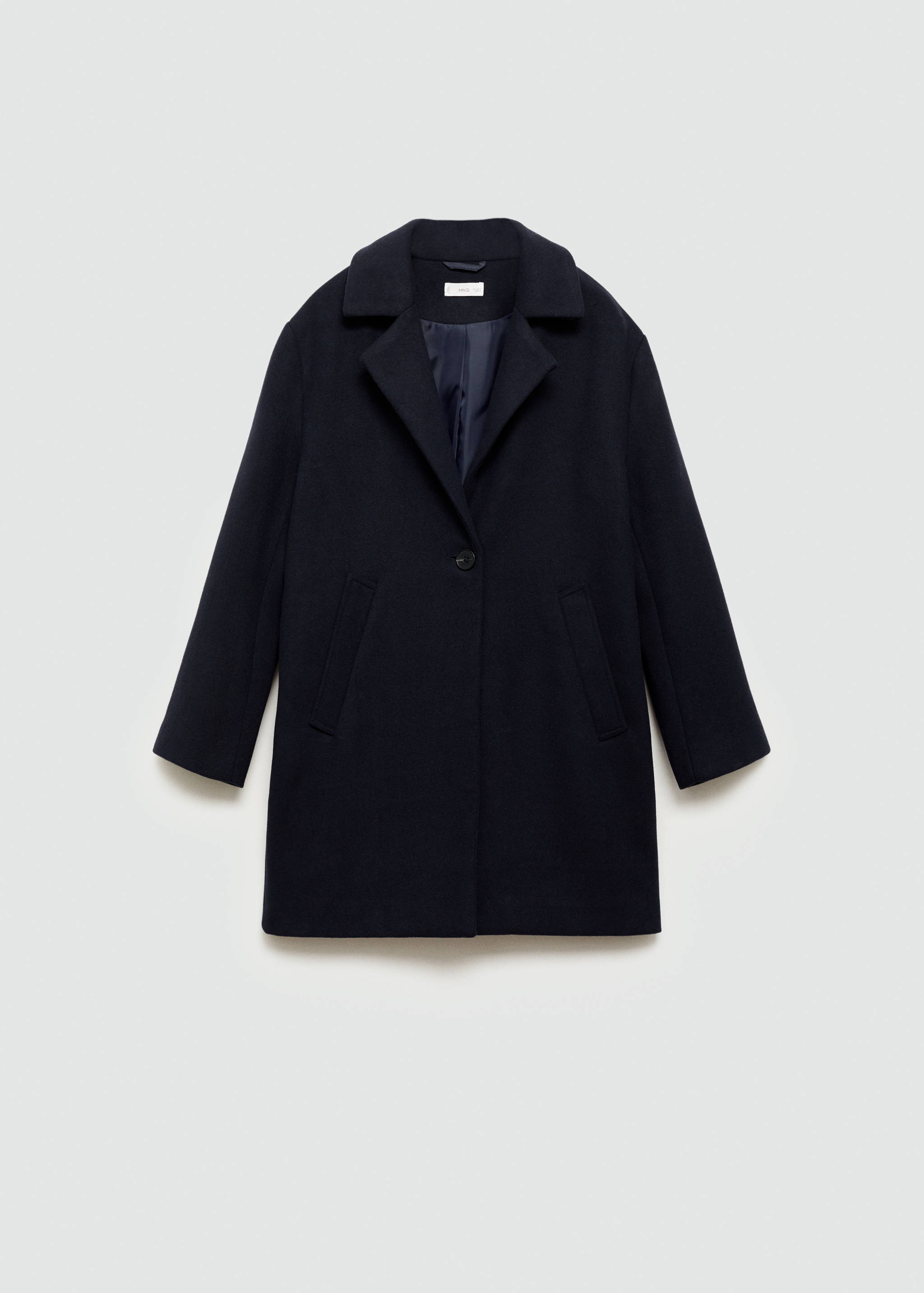 Manteau drap de laine poches - Article sans modèle