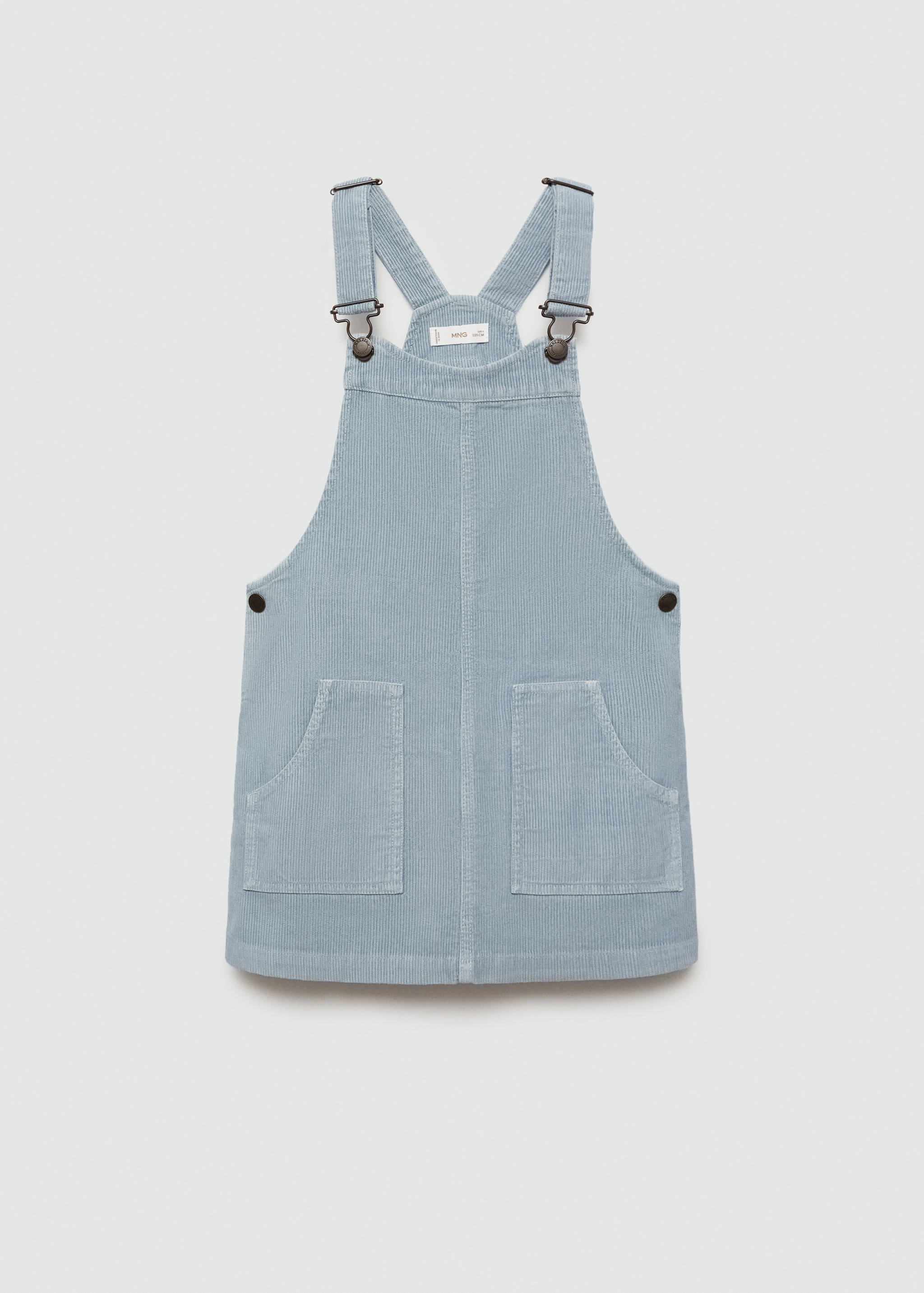 Corduroy pinafore with pockets - Article without model