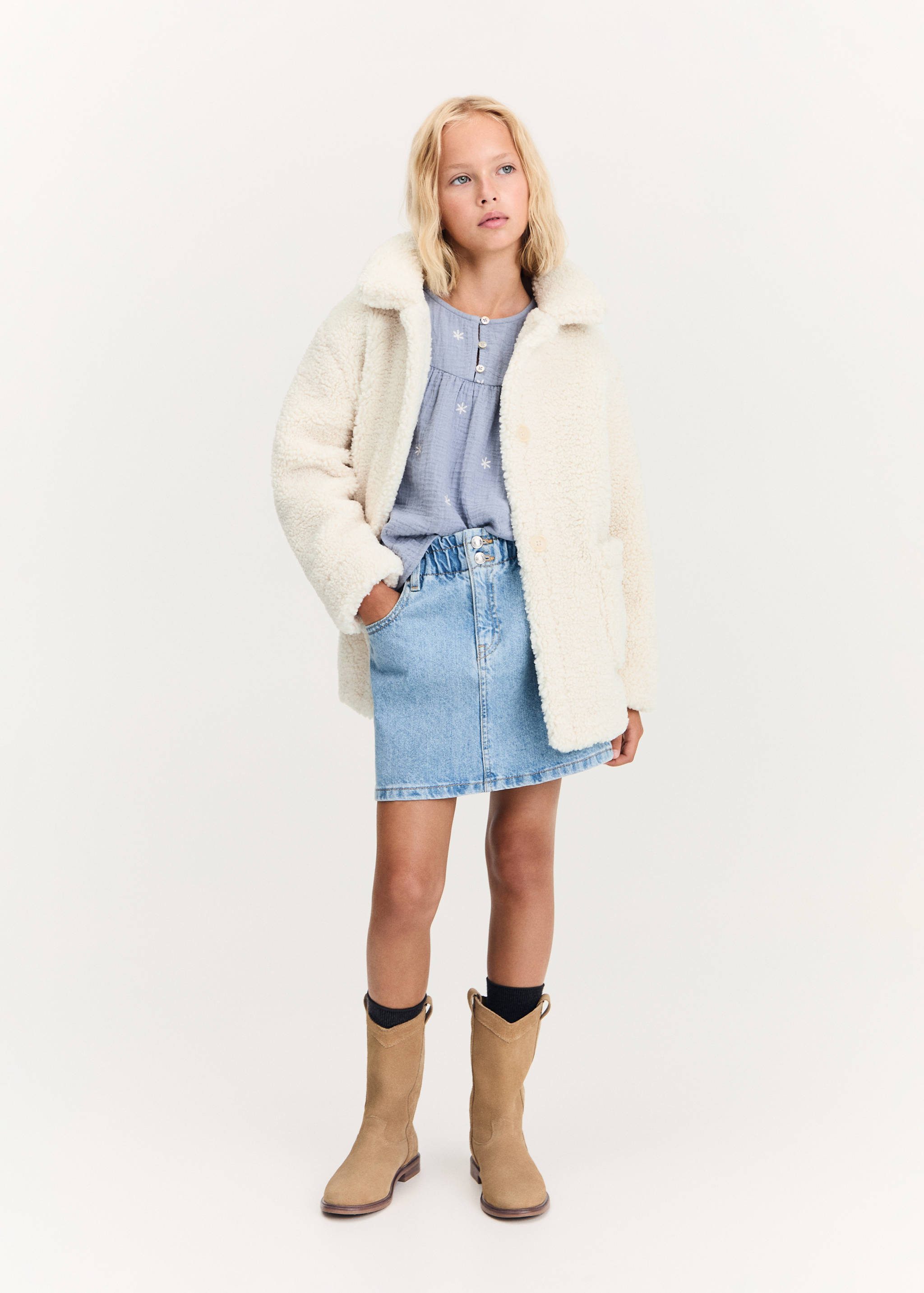 Brusa detalls brodats - Pla general