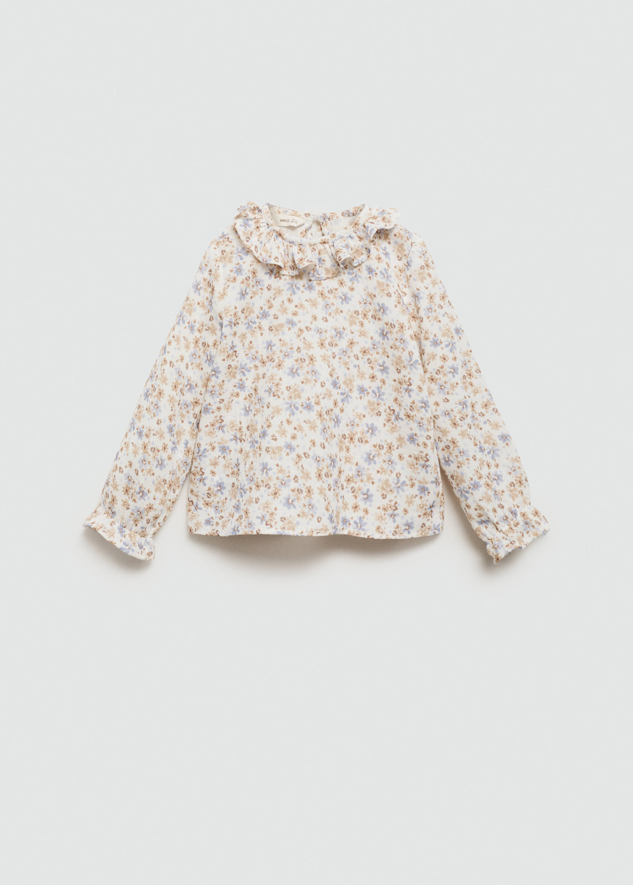 Blouse fleurie volants - Article sans modèle