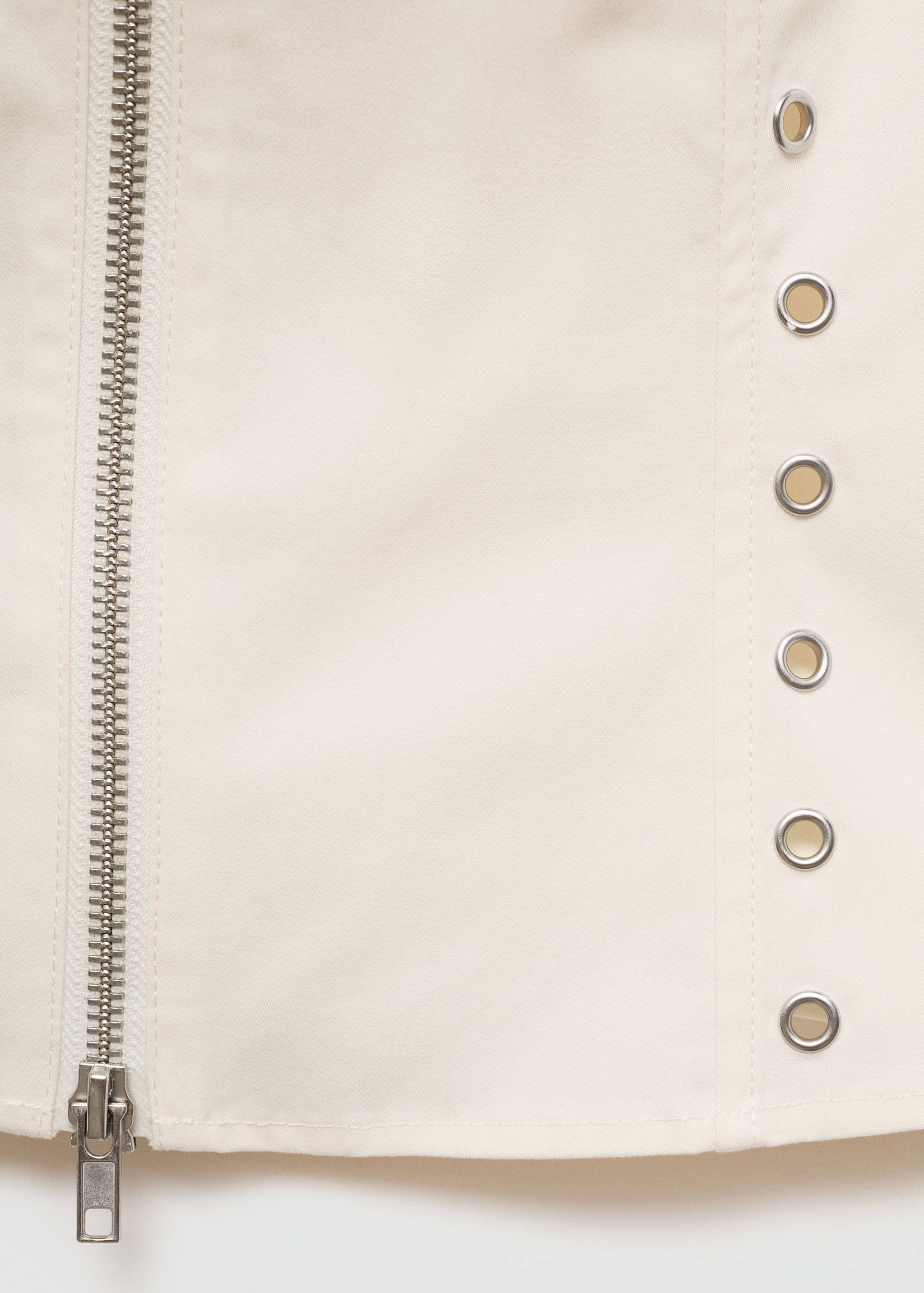 Studded top with zip - Details of the article 0