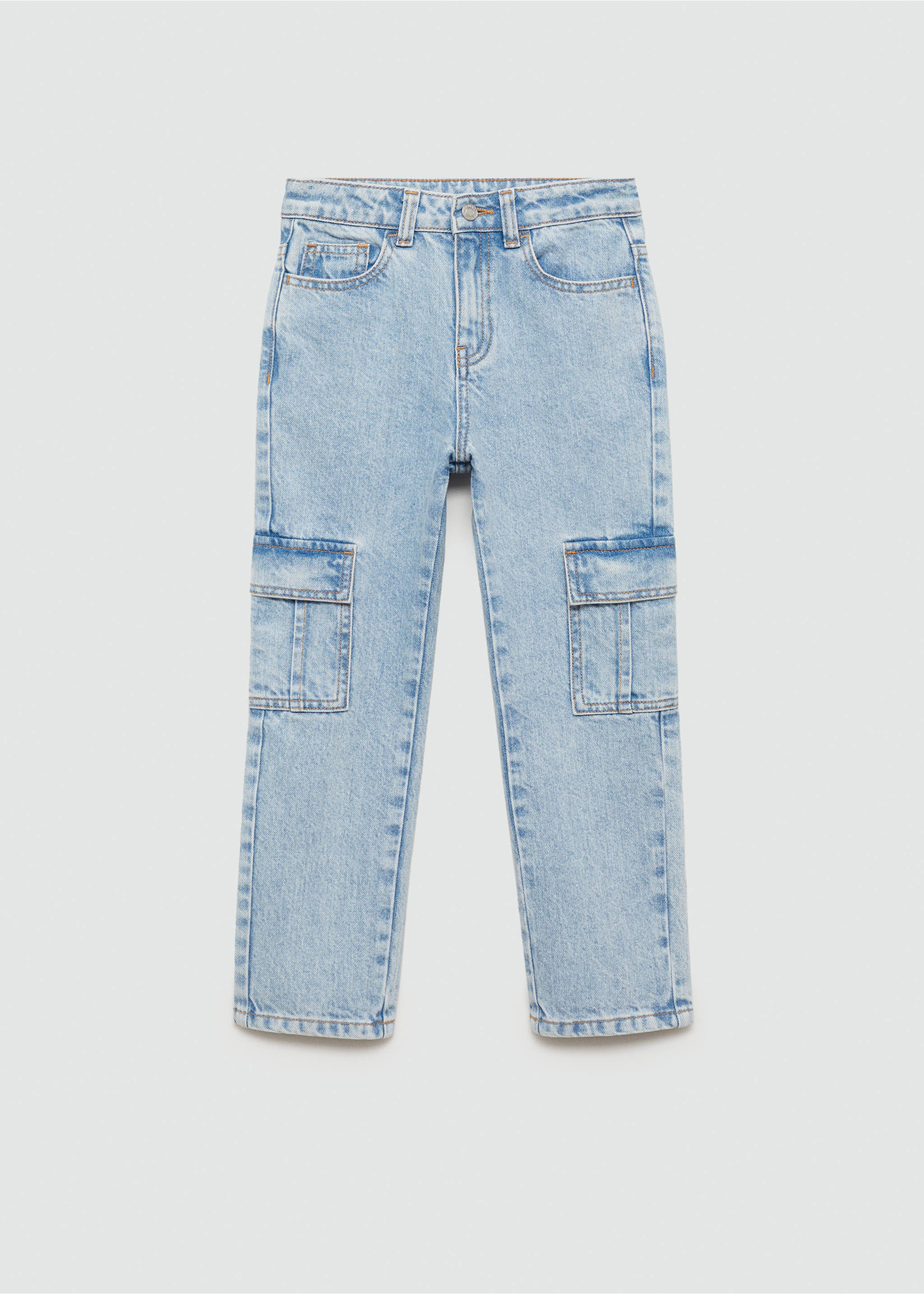 Pocket cargo jeans - Article without model, Light Blue. Ref: 77056349-00.