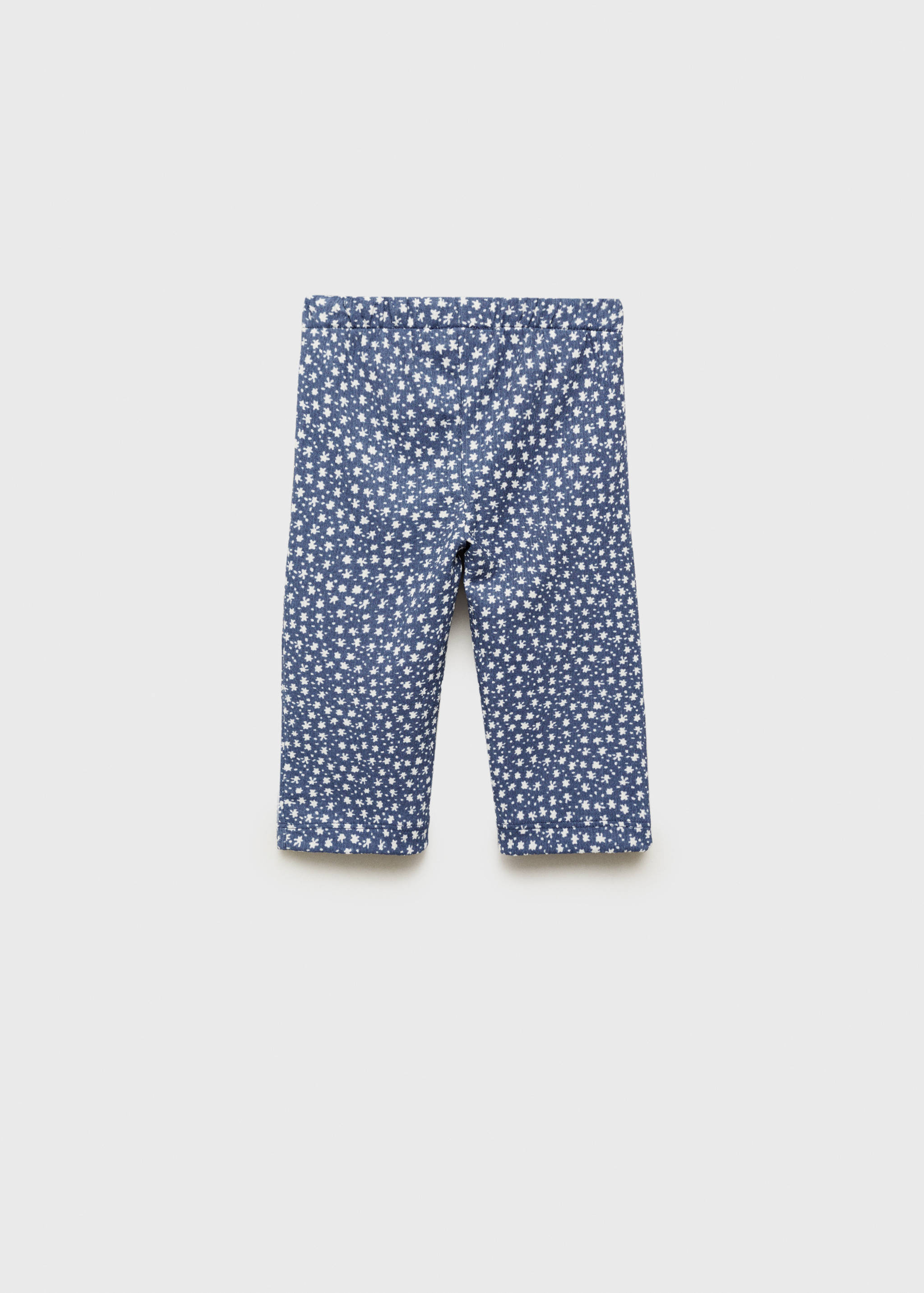 Printed flared trousers - Reverse of the article