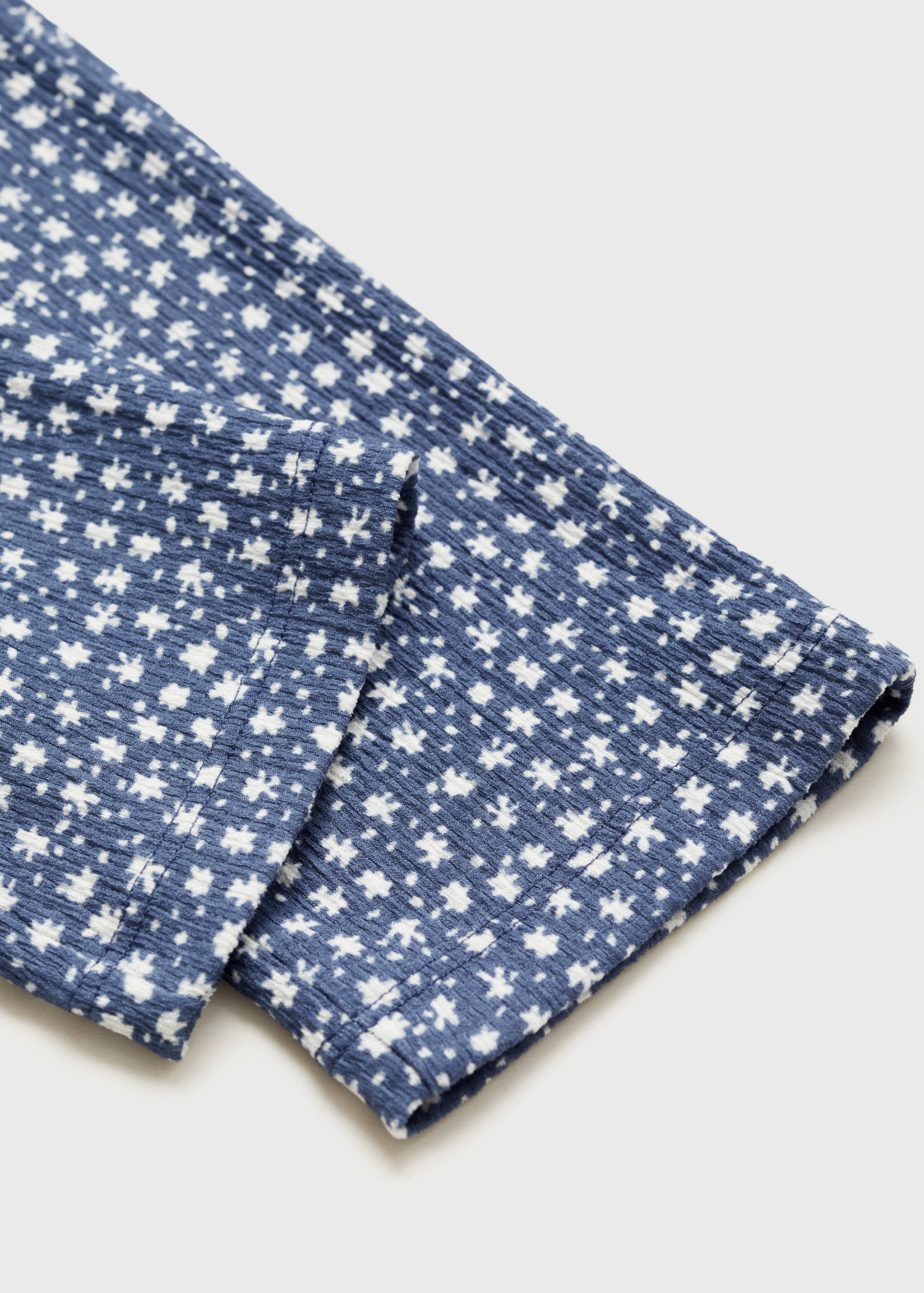 Printed flared trousers - Details of the article 8