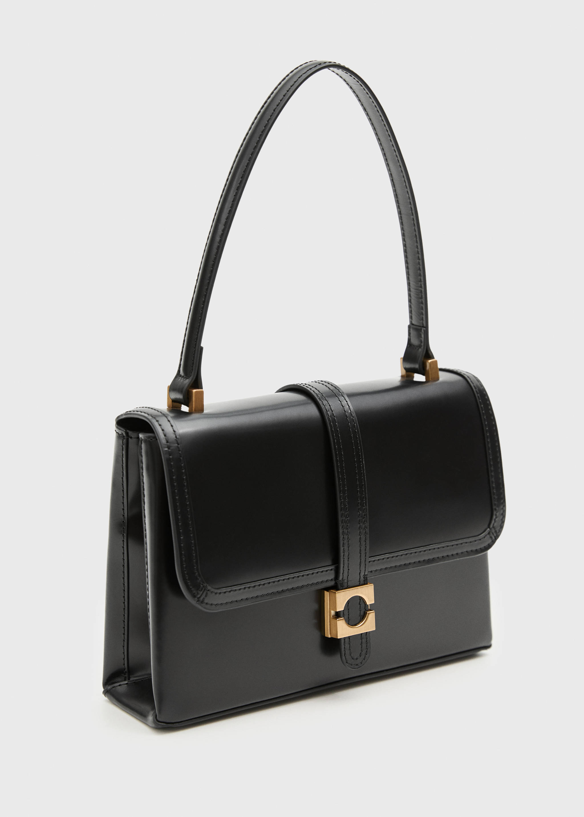 Bolso 100% piel solapa - Plano medio