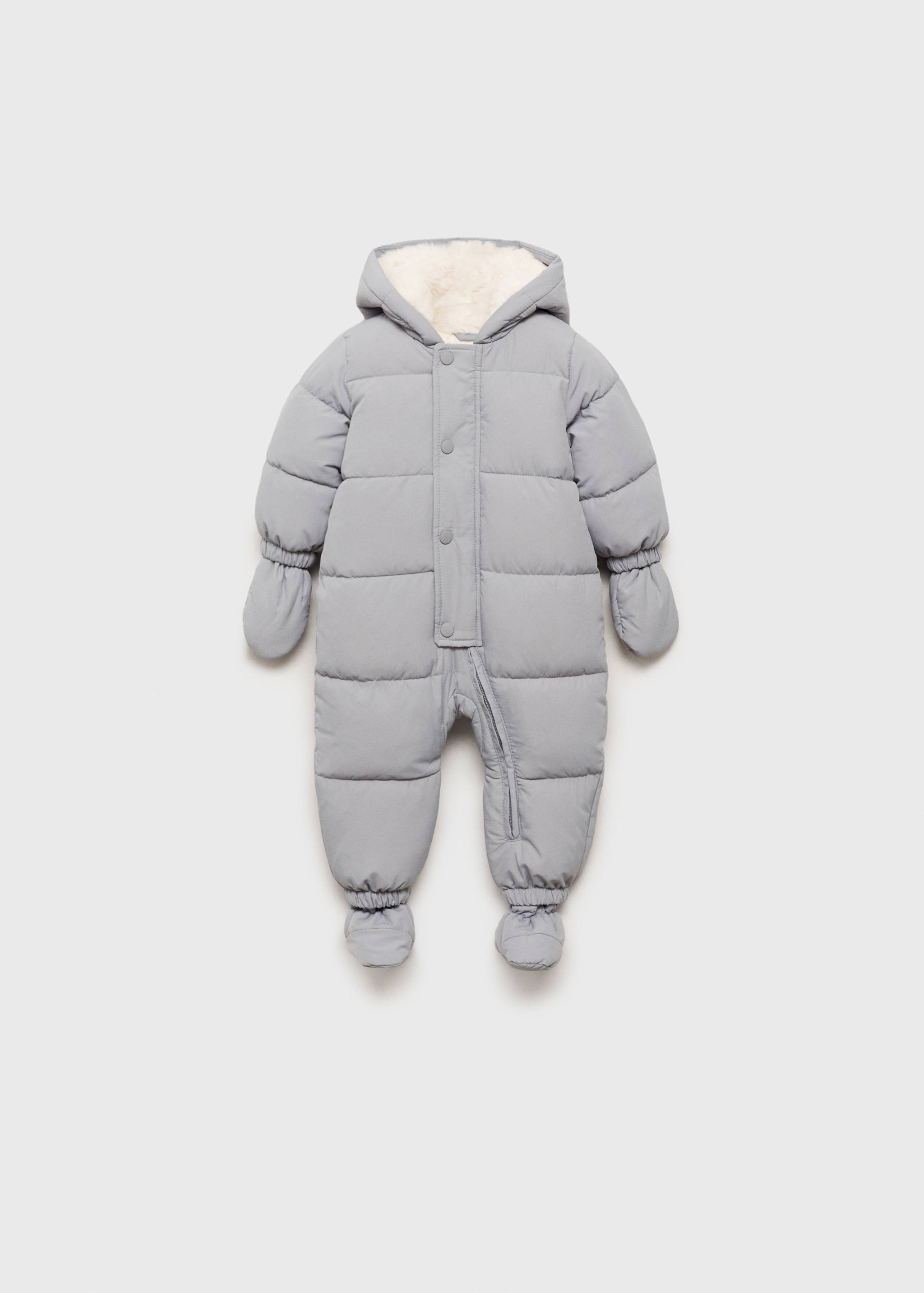 Fur-effect one piece suit - Article without model