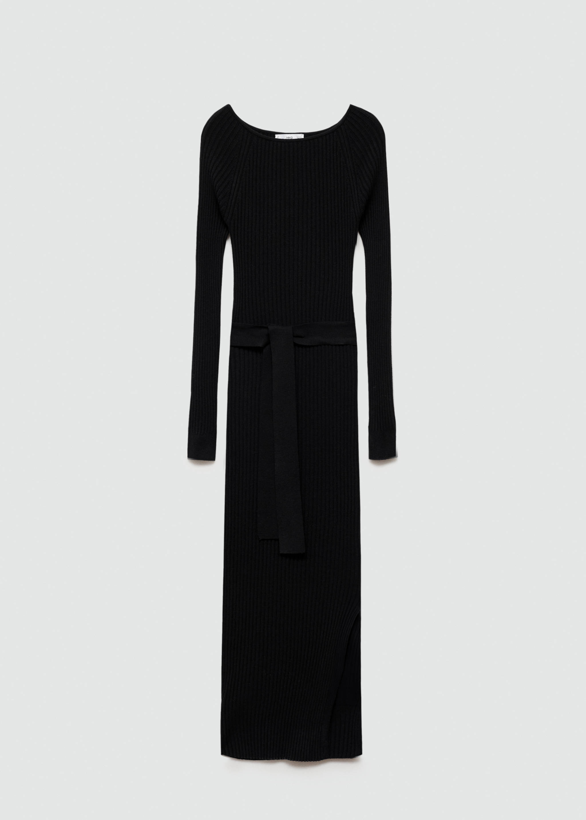 Ribbed knit dress - Article without model