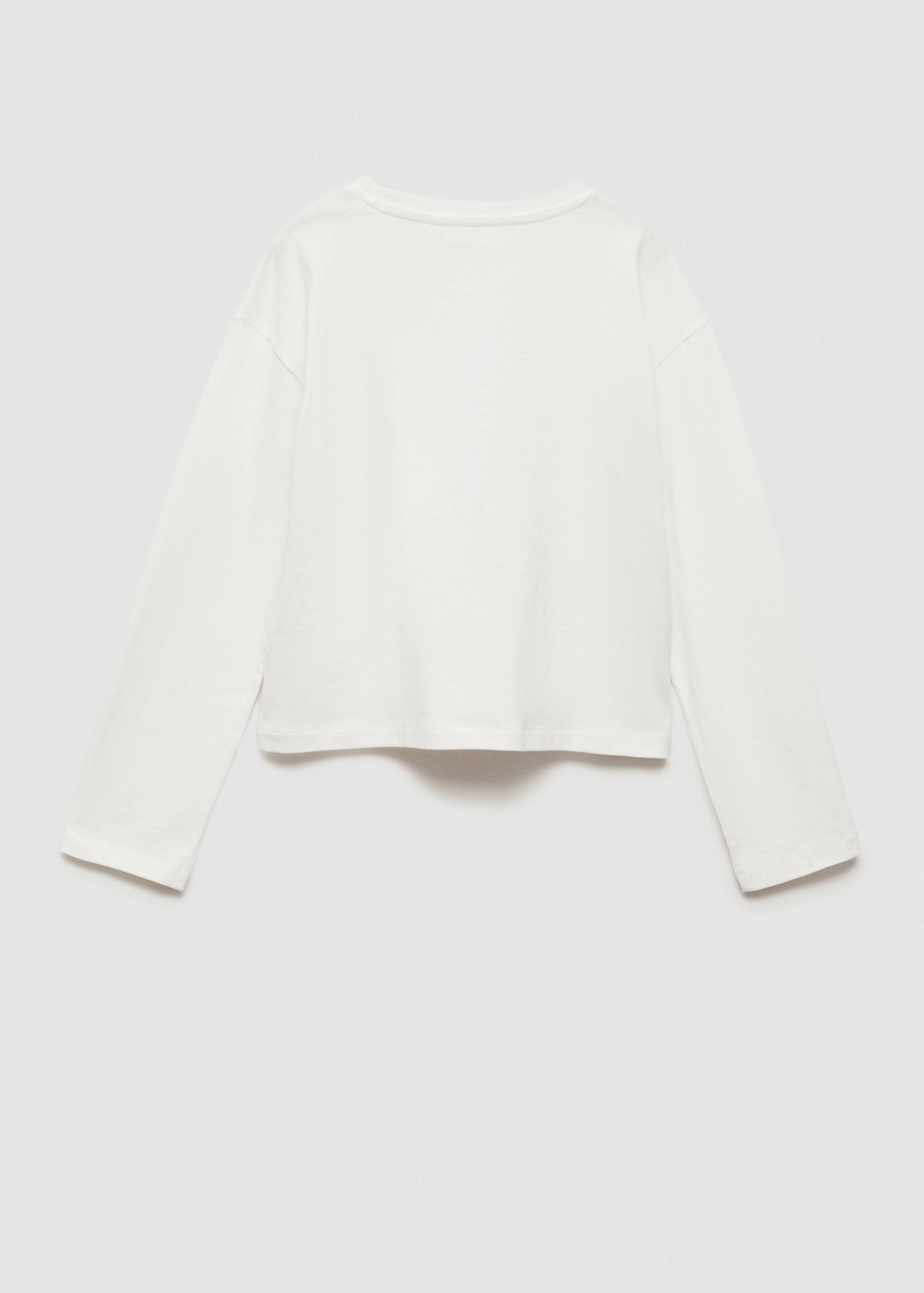 Sequin print T-shirt - Reverse of the article