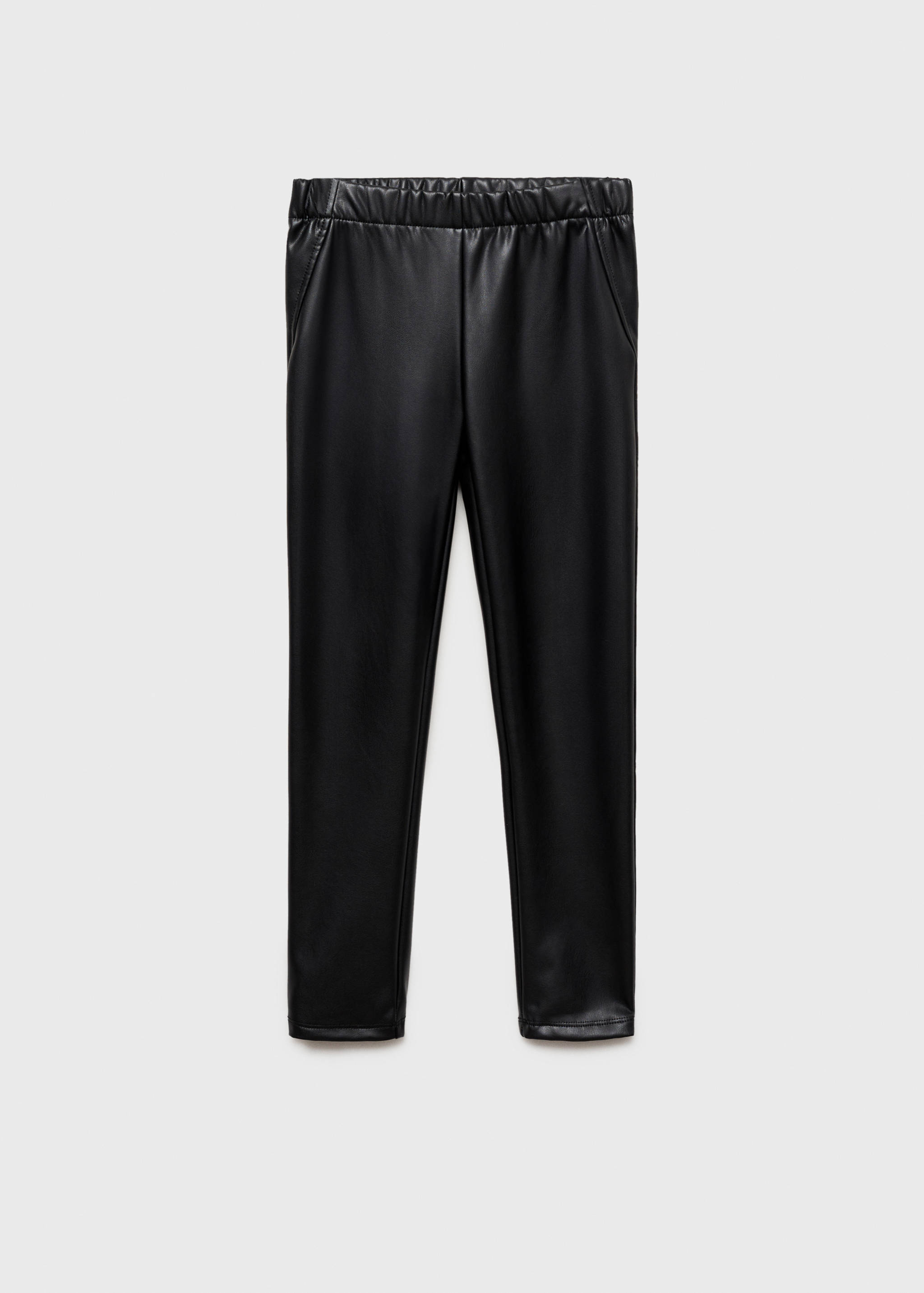 Faux-leather leggings - Article without model