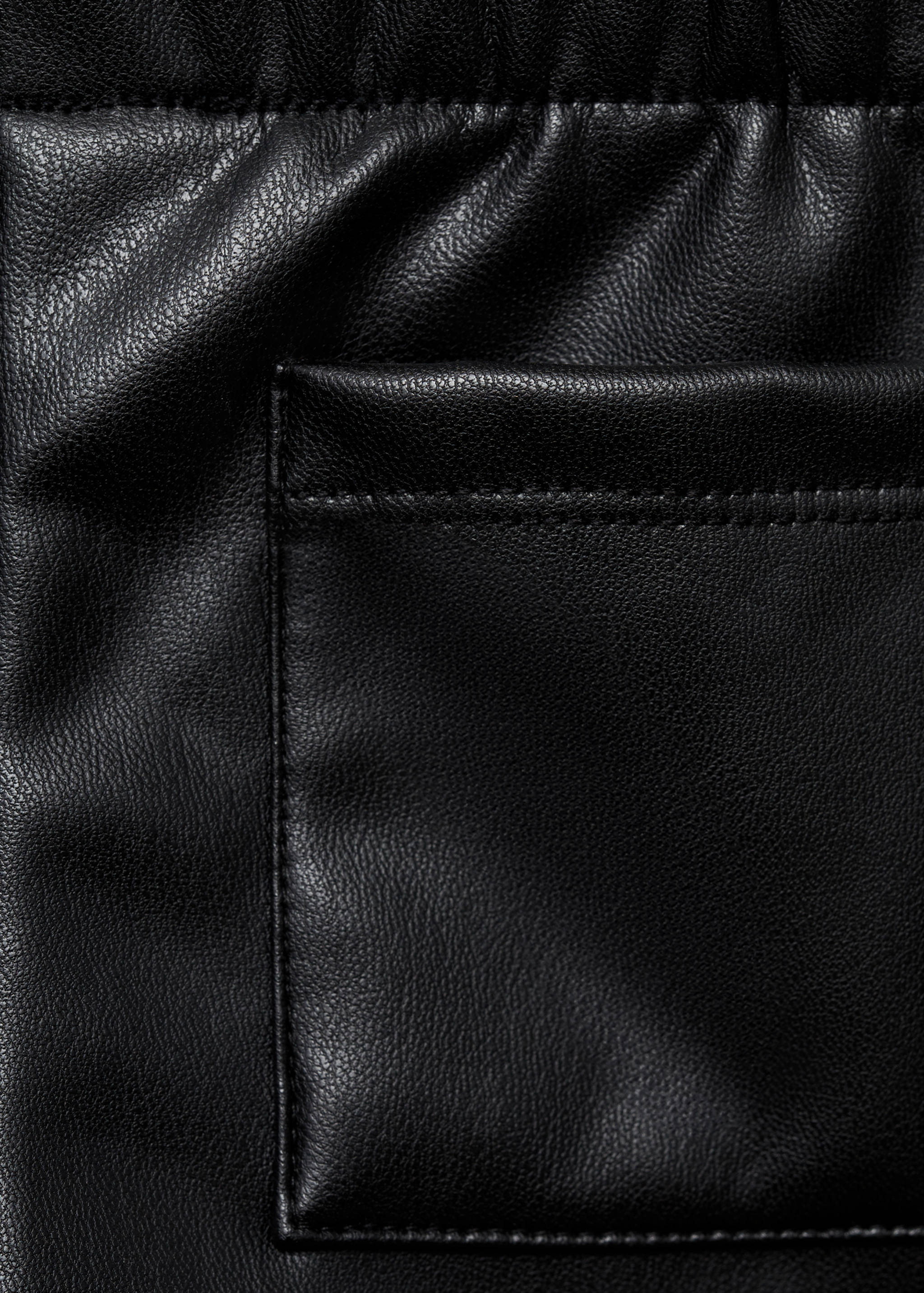 Faux-leather leggings - Details of the article 0