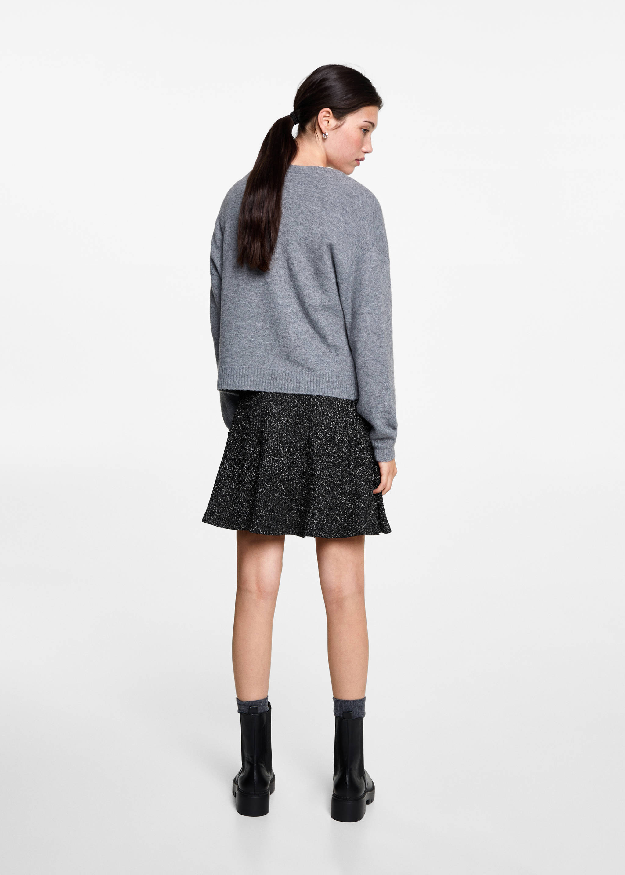 Falda punto lurex - Reverso del artículo