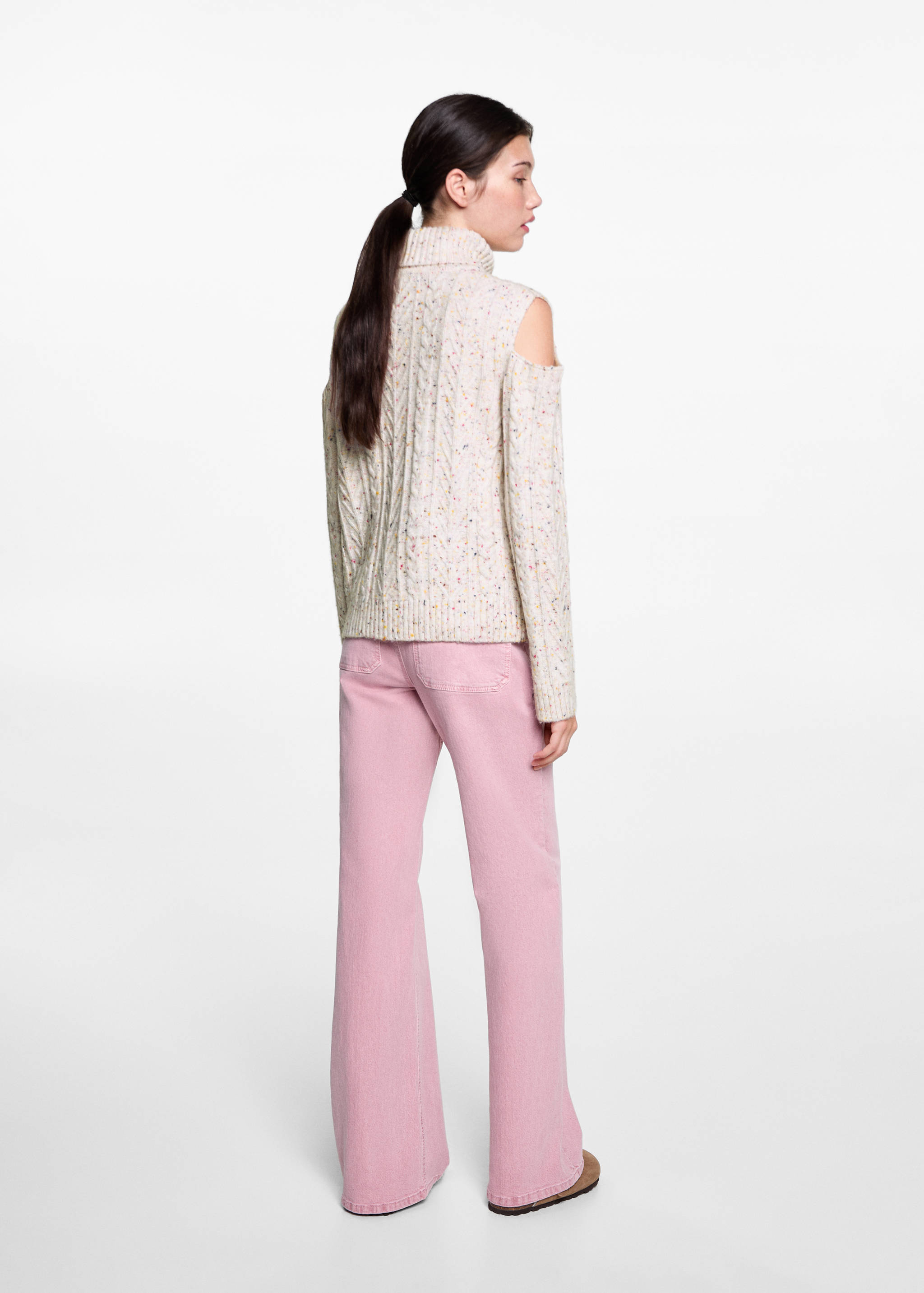 Pull-over maille ouvertures - Verso de l’article