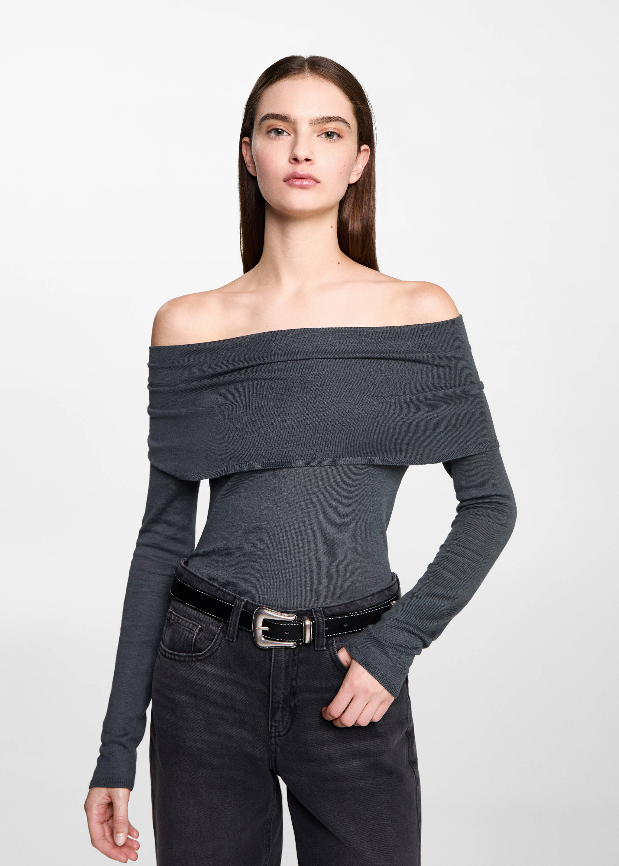 Off shoulders sweater - Medium plane