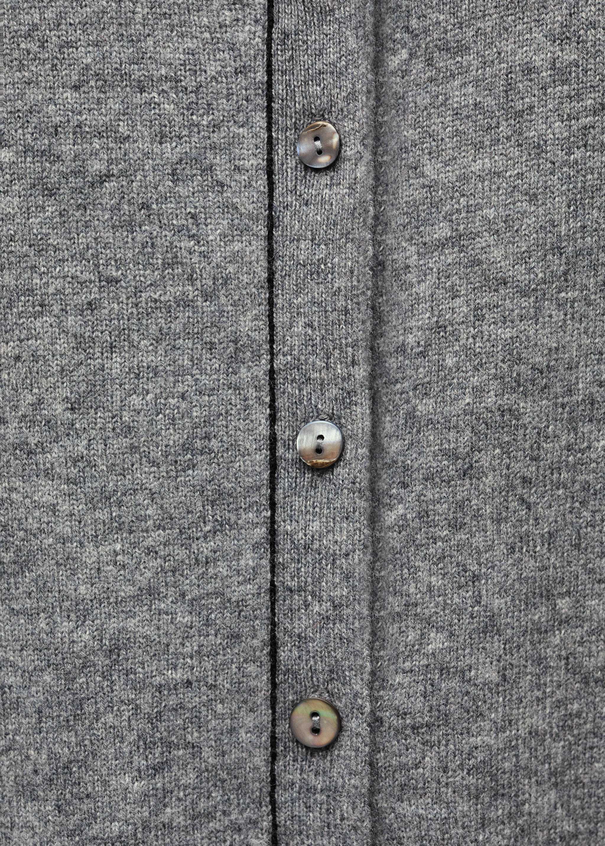 Cardigan laine coutures décoratives - Détail de l'article 8