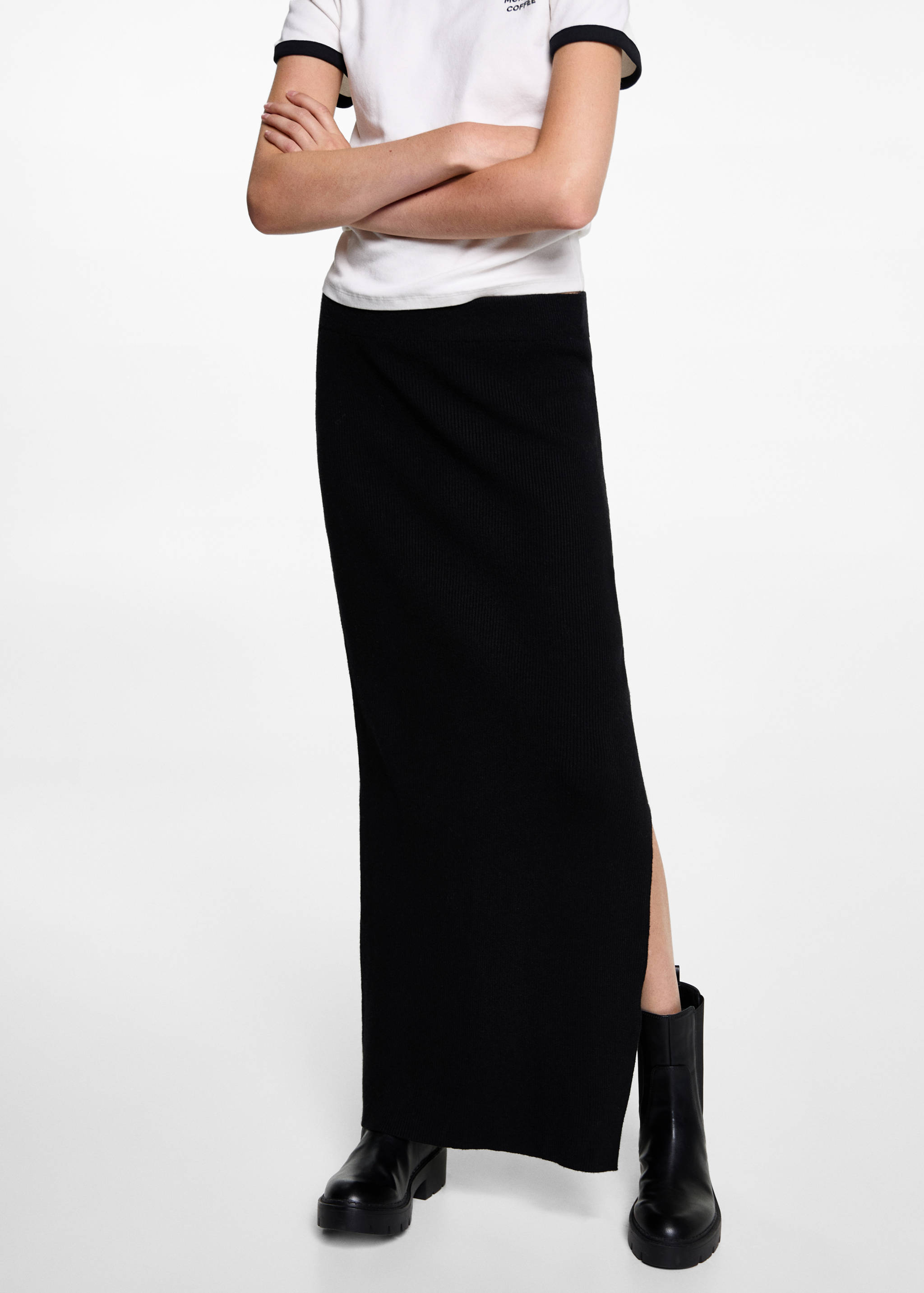 Rippstrick-Rock - Mittlere Ansicht