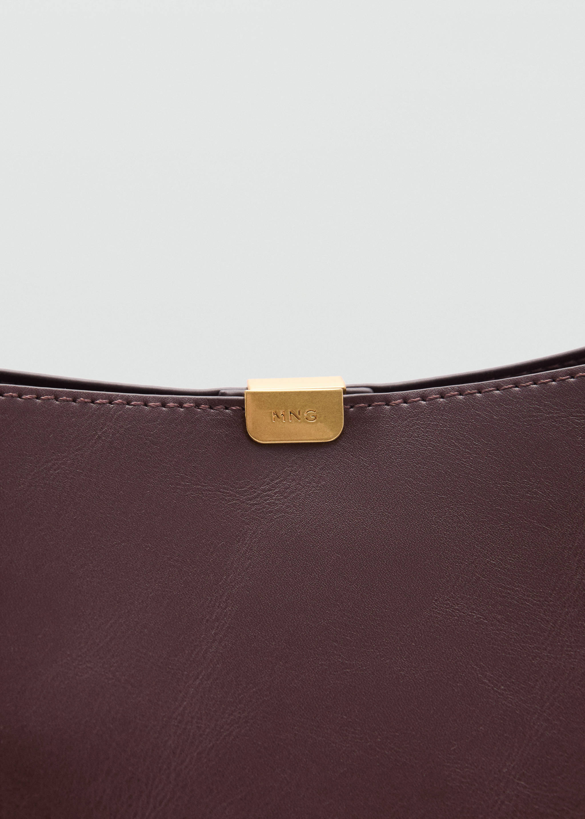 Shopper bag with metallic detail - Details of the article 1