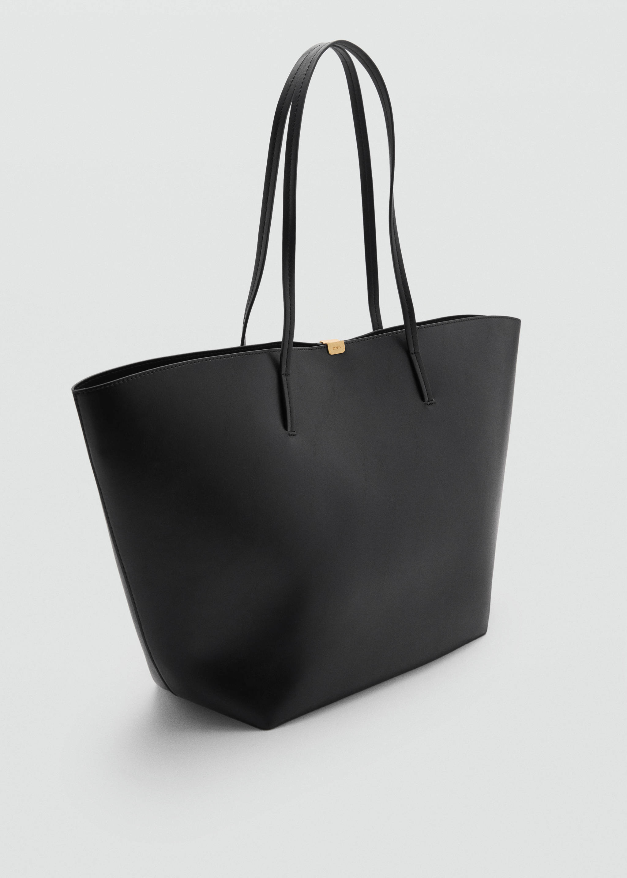Shopper bag with metallic detail - Medium plane