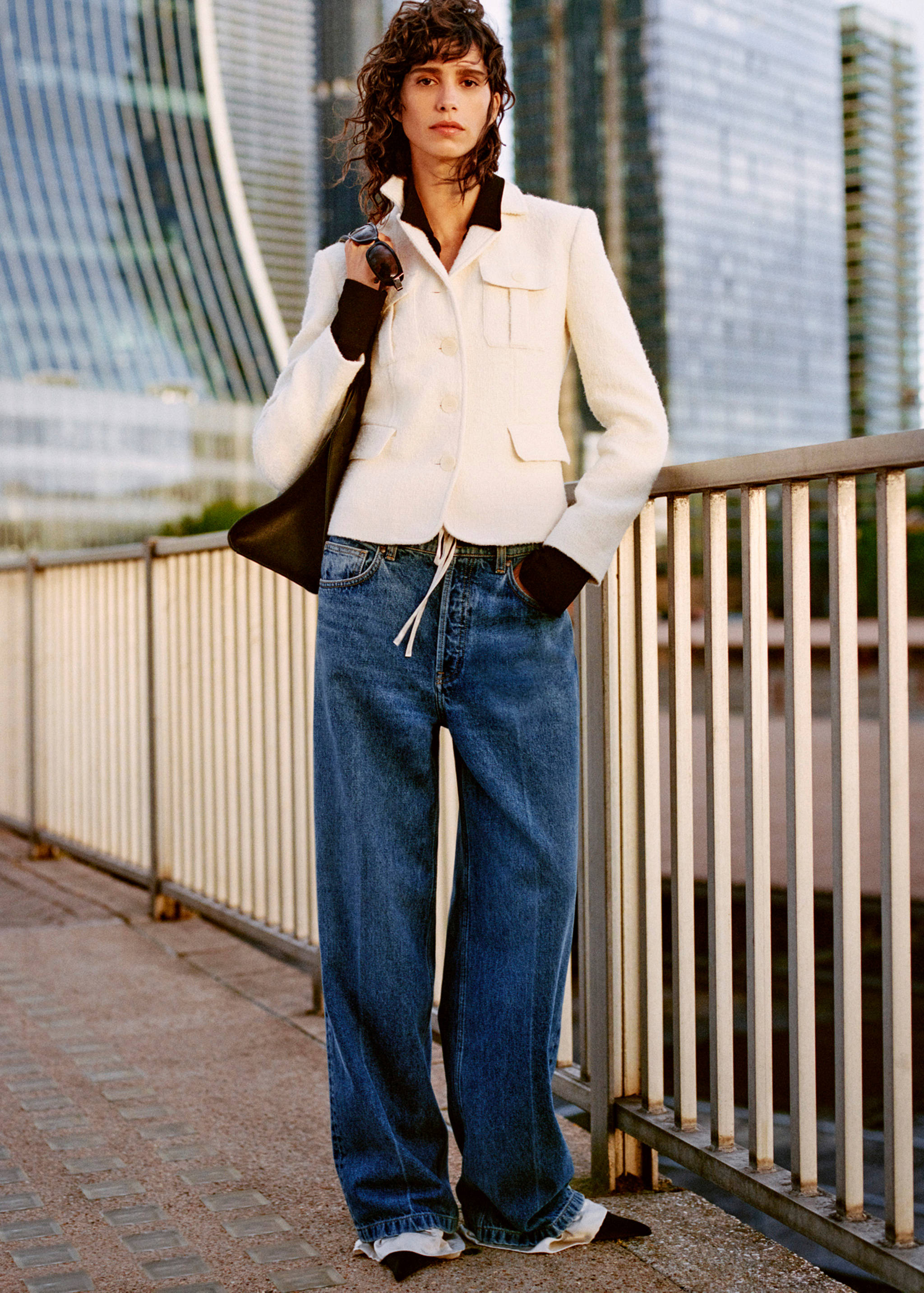 Tweed jacket with pockets - Details of the article 7